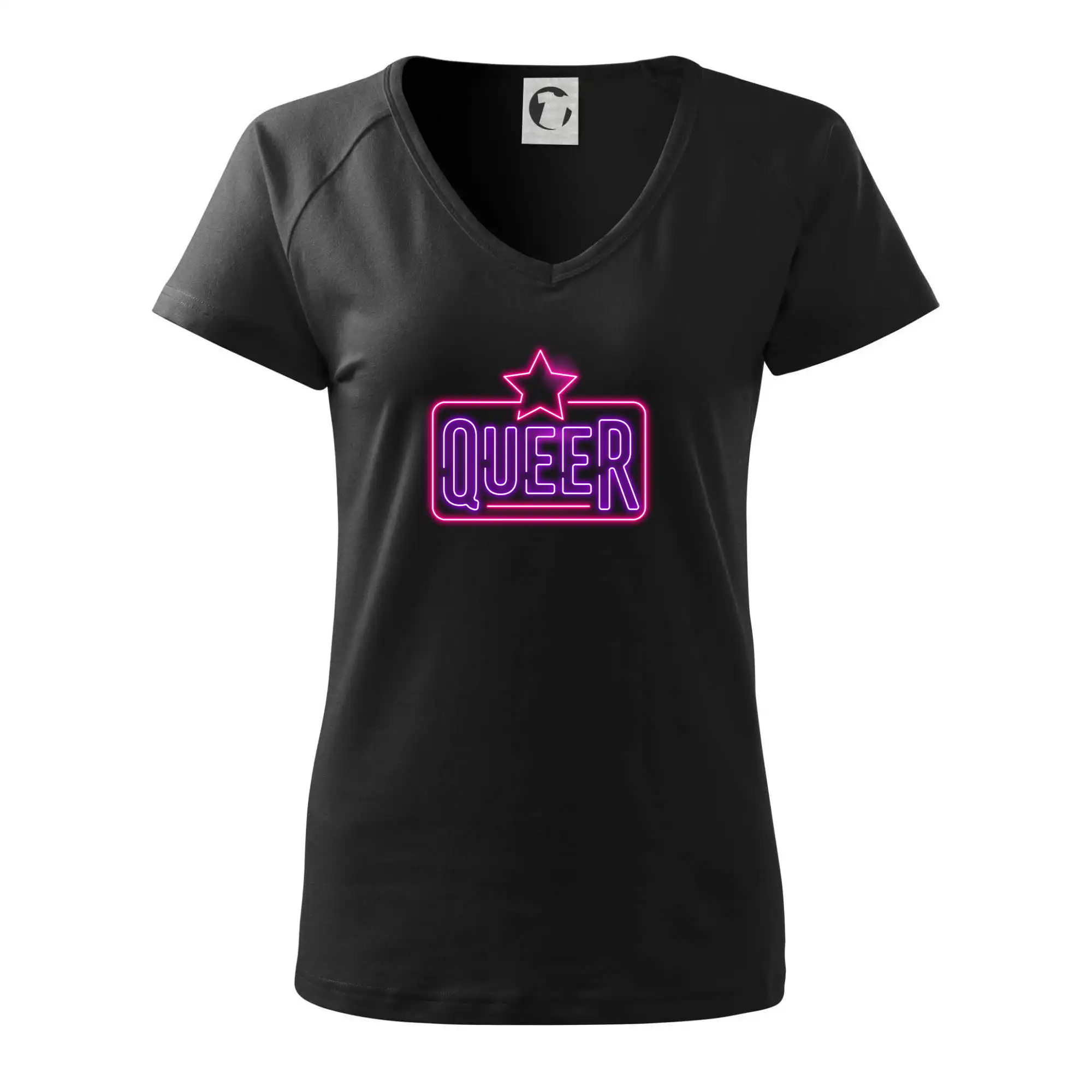 Tričká pre LGBT a Queer komunitu - Neon sign queer - Tričko dámske Dream