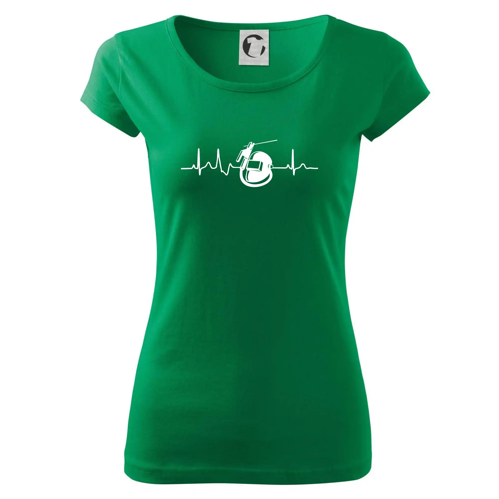 Tričká pre zvárača - EKG zvárač - Dámske tričko Pure