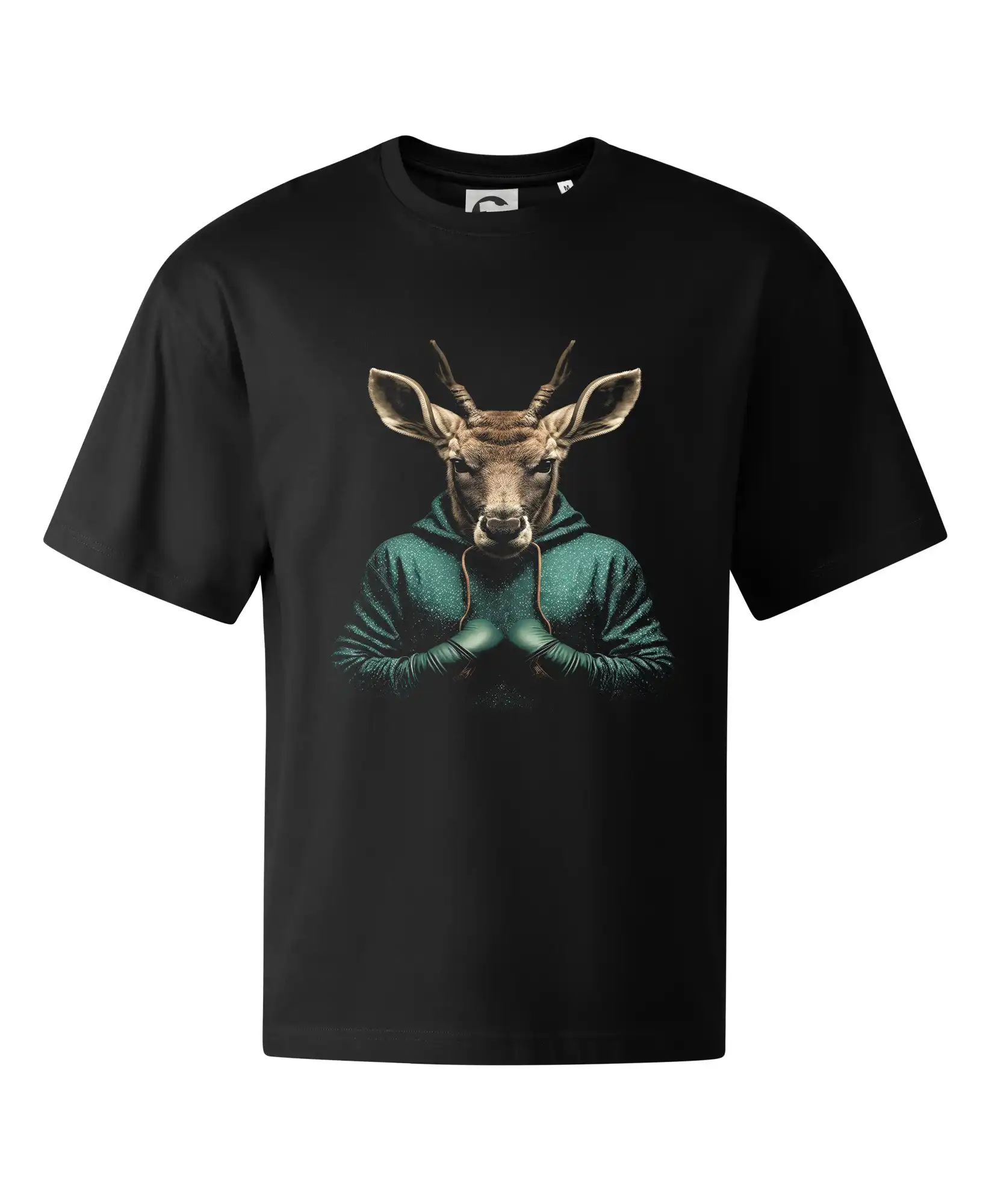 Tričká so zvieratami - Jelen boxer - Stage unisex - OVERSIZE