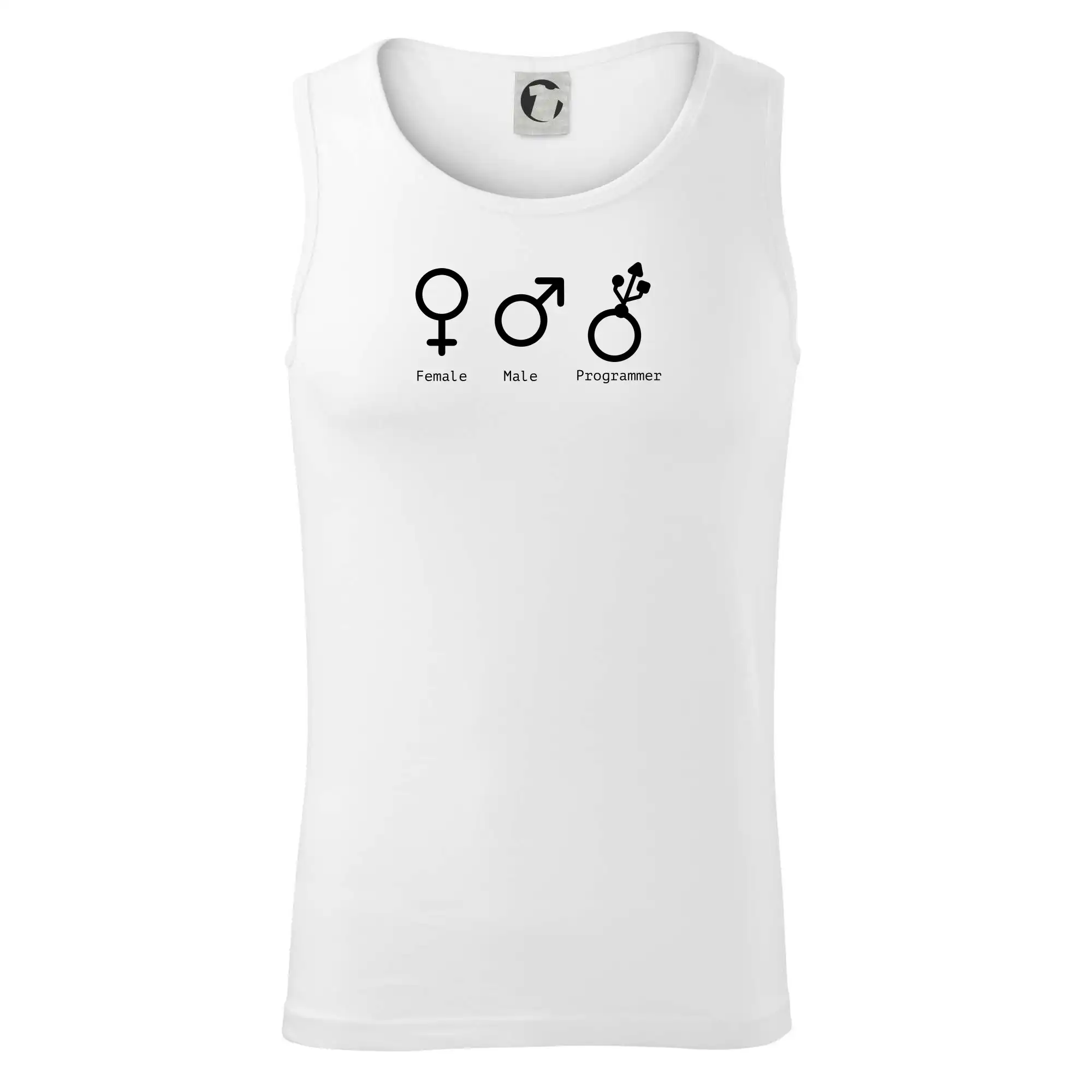 Tričká pre ajťákov - Female male programmer - Tielko pánske Core