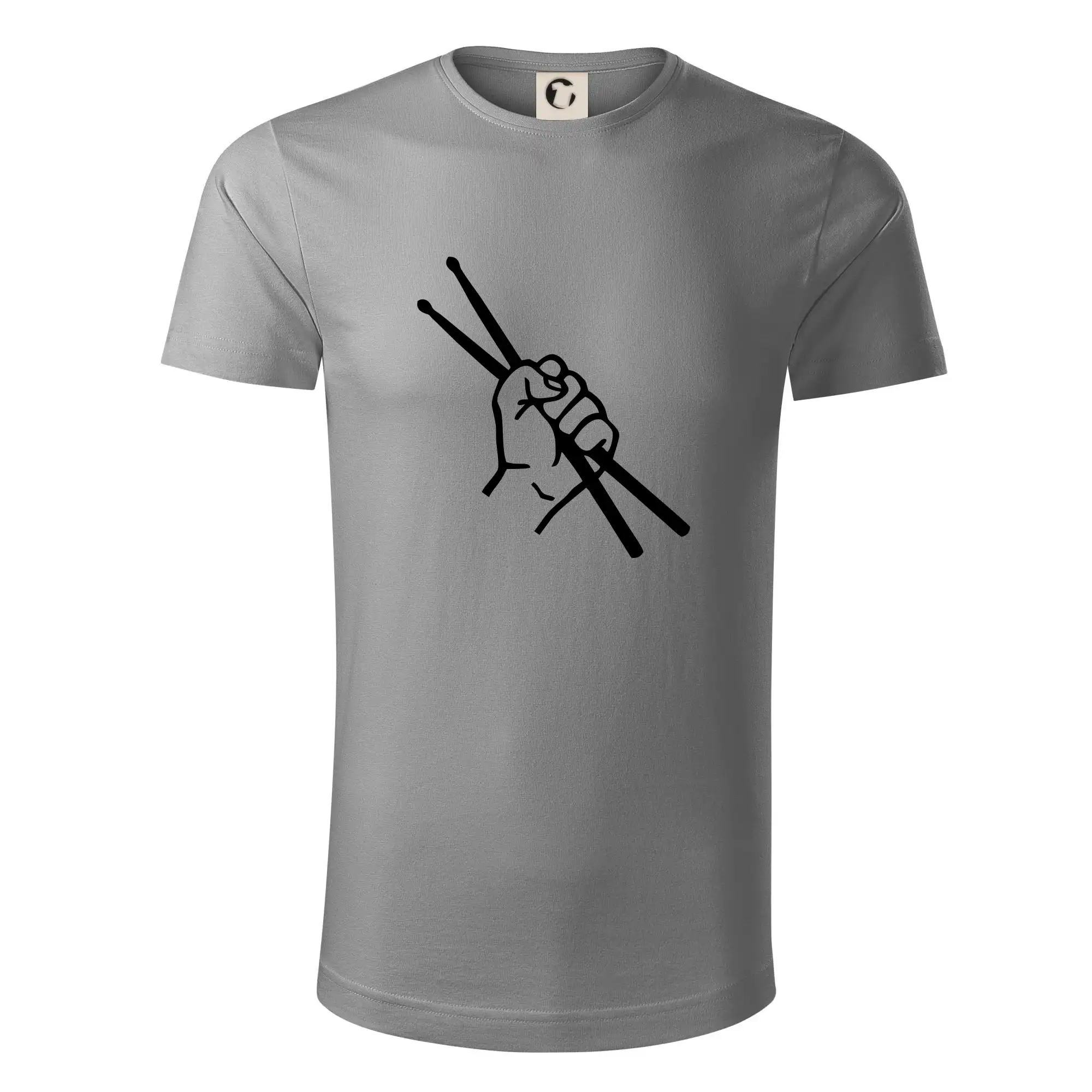 Hudobné tričká - Paličky ruka - Tričko z organickej bavlny