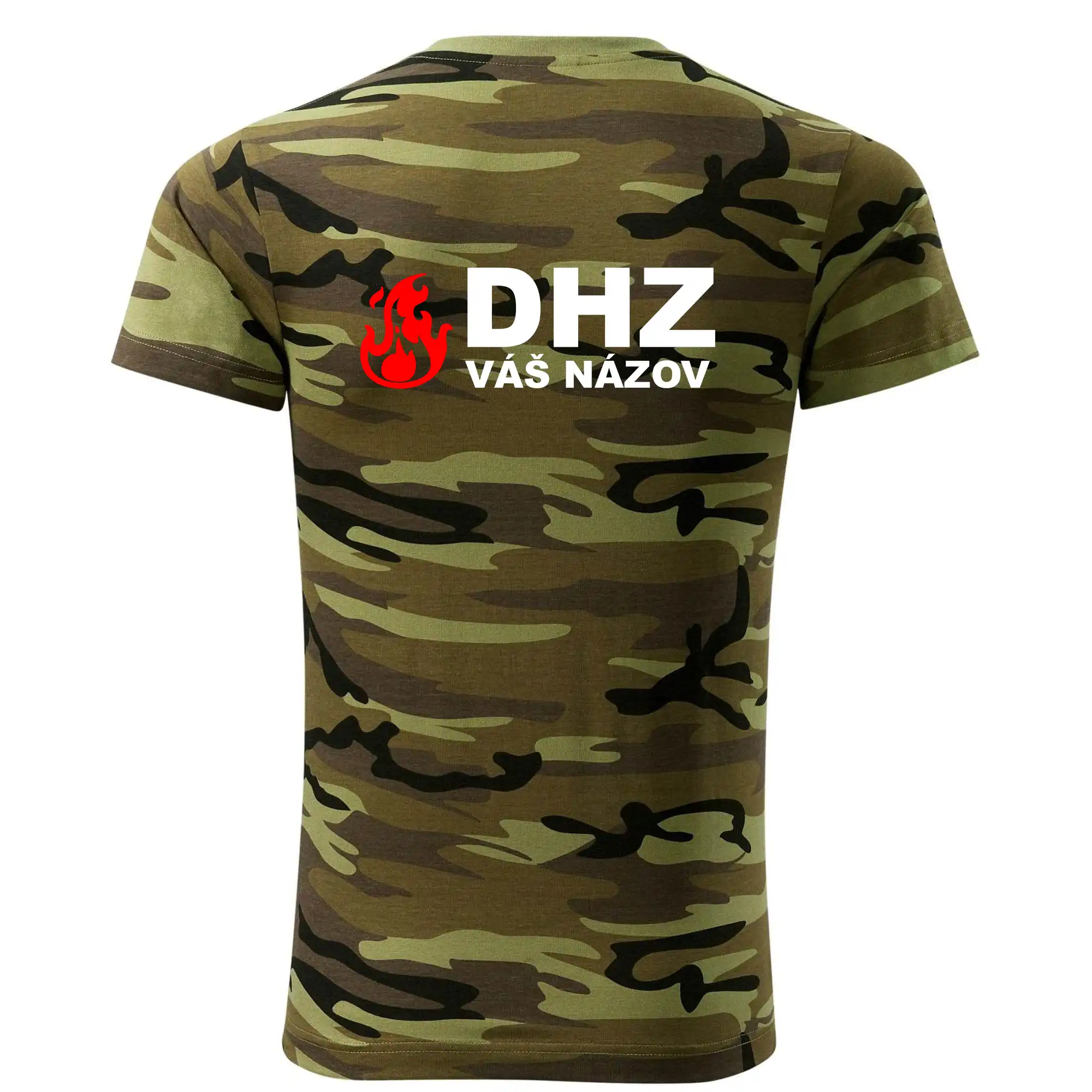 DHZ (oheň, firesport, názov sboru - vlastný nápis)