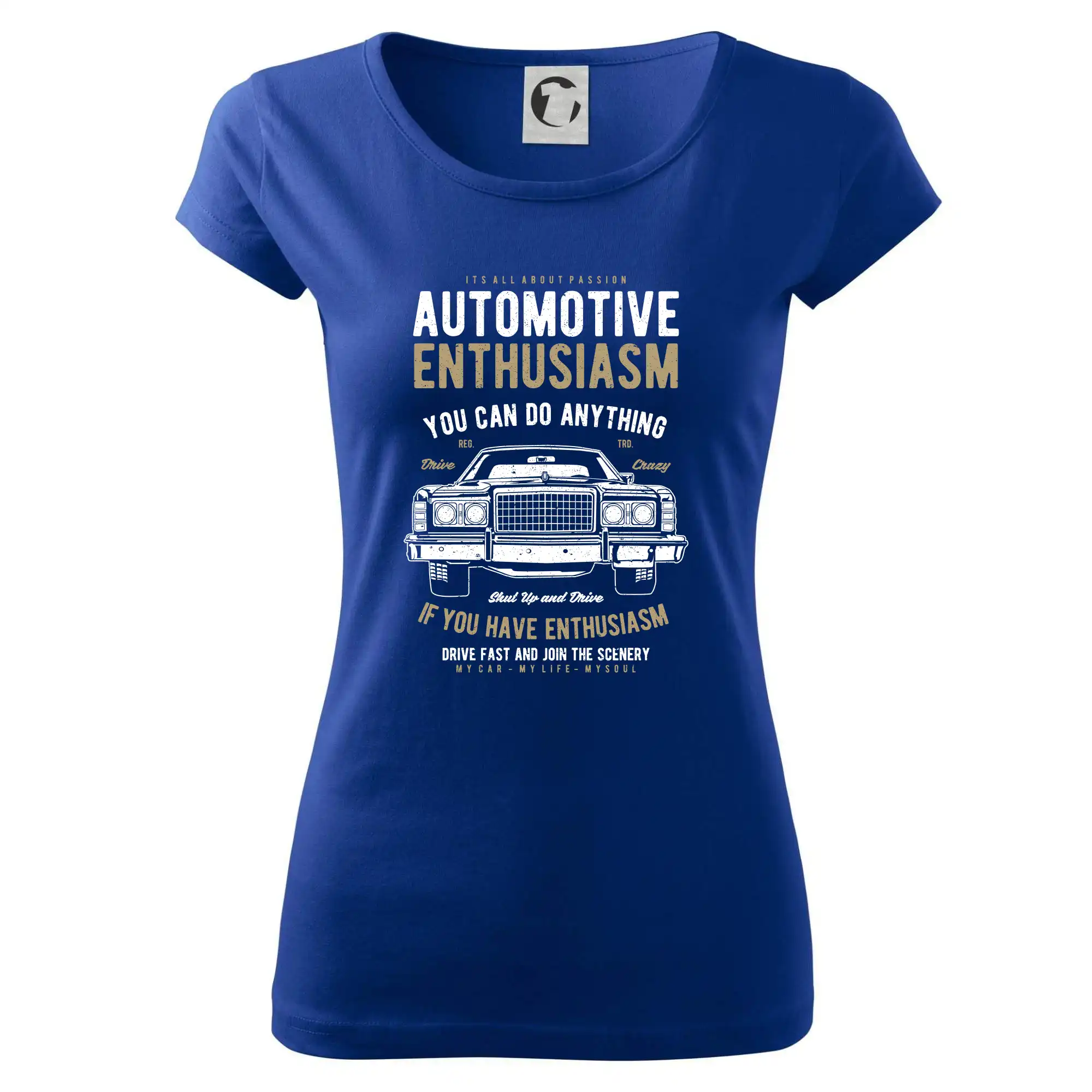 Auto tričká - Automotive Enthusiasm - Dámske tričko Pure