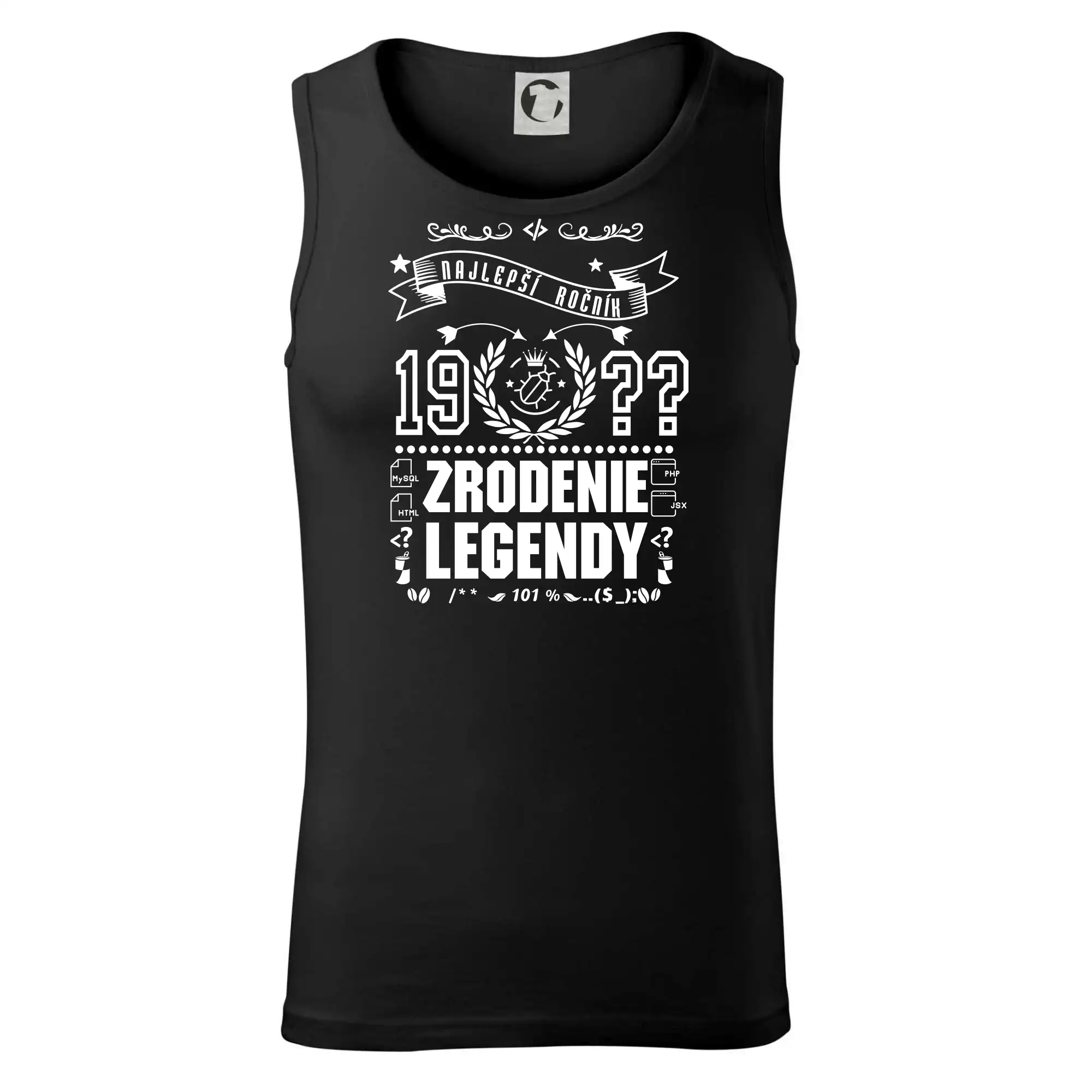 Trička Zrodenie legendy - Zrodenie legendy pre programátora - Tielko pánske Core