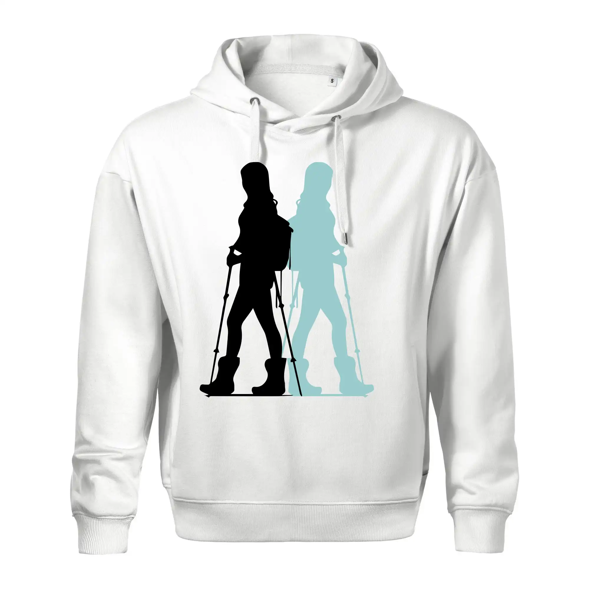 Nordic walking figury - žena