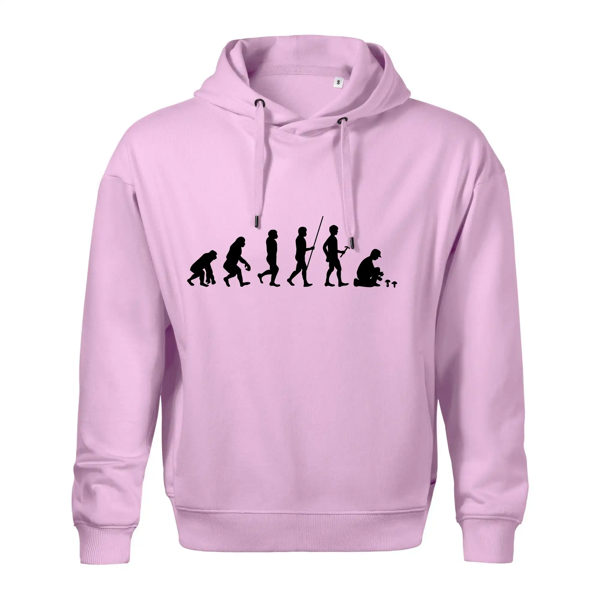 Evoluce houbař muž