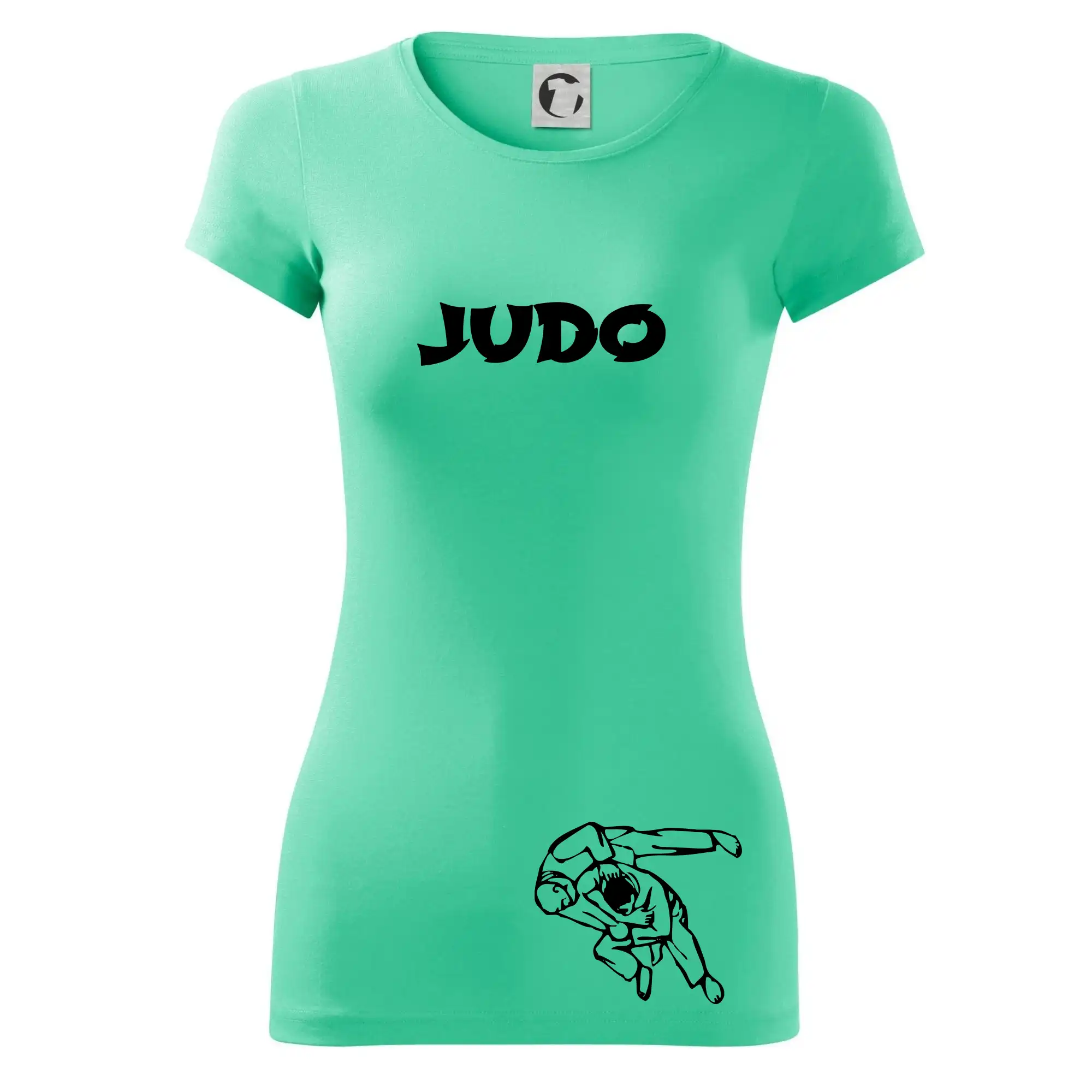 Judo nápis + postavy