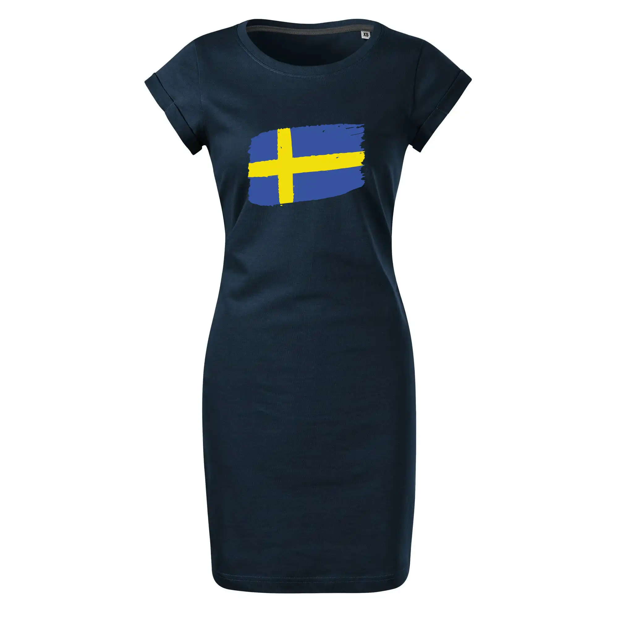 Švédsko vlajka štětkou