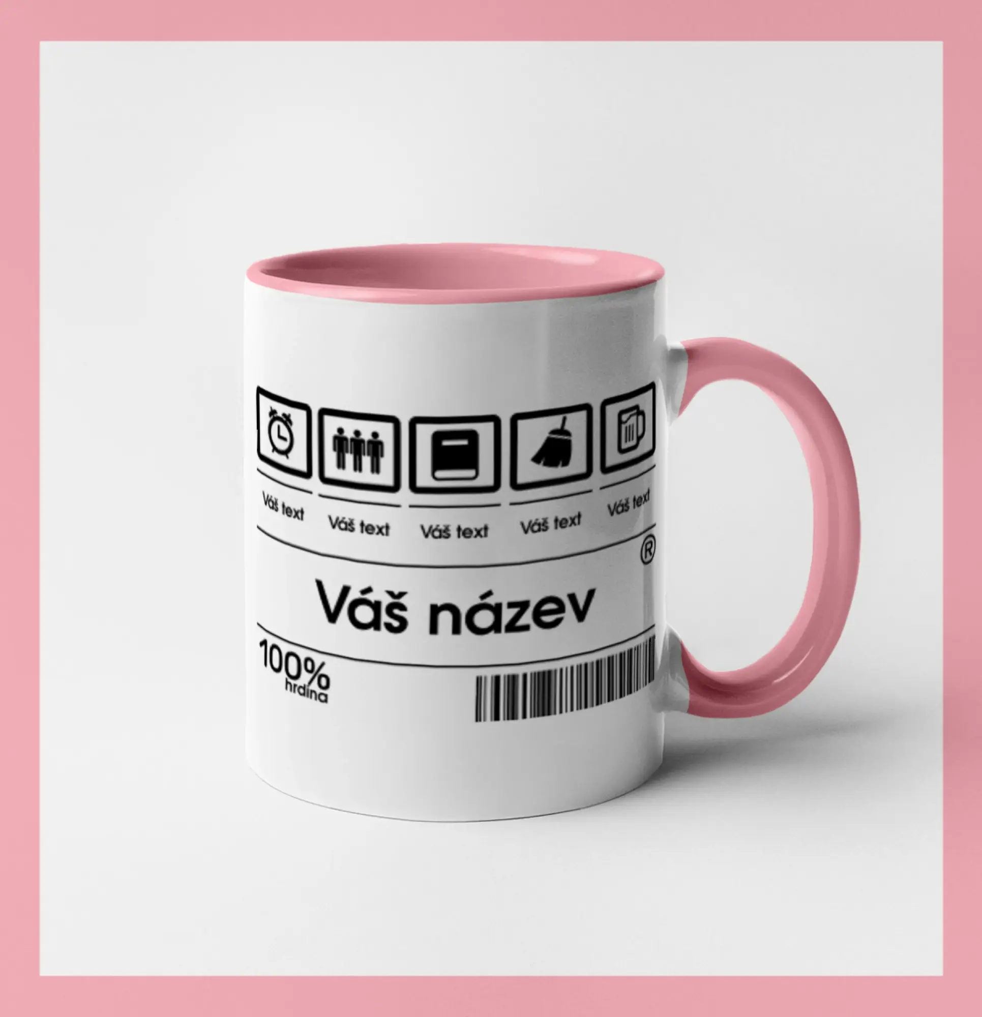 Čárový kód - Vlastní text