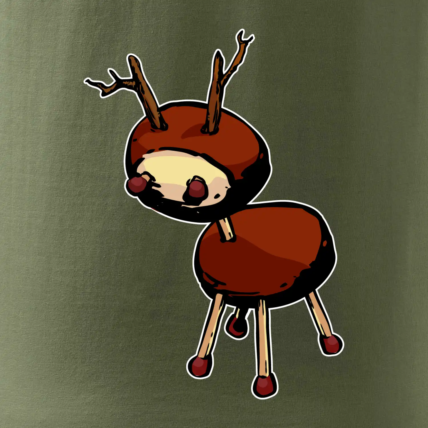 Kaštanový jelínek - prso