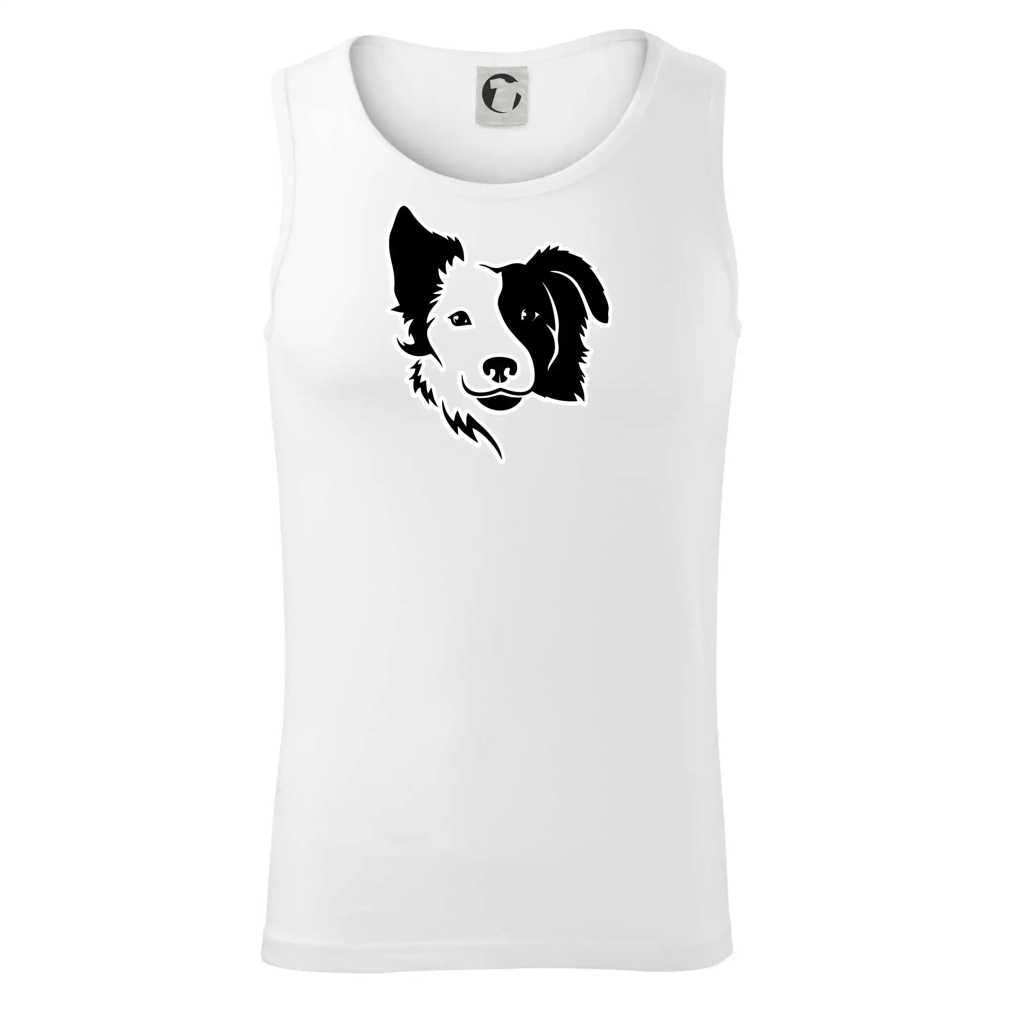 Border kólie obrys hlavy