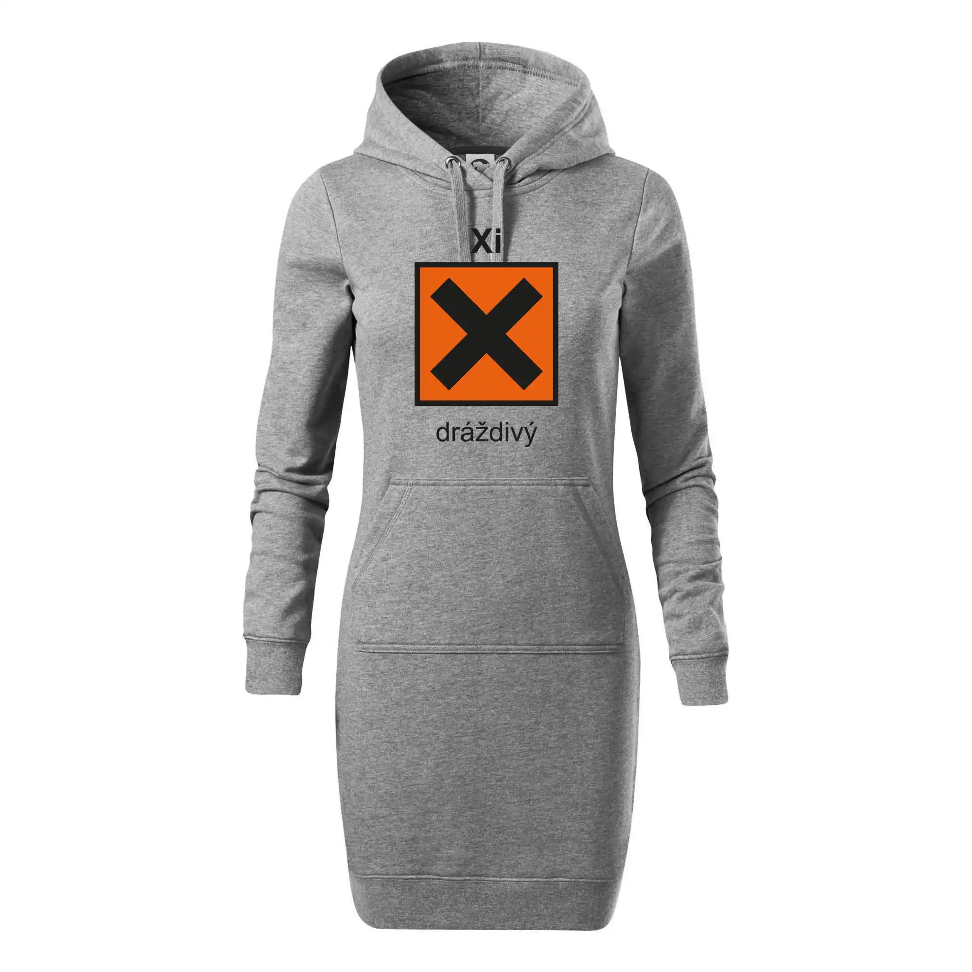 Xi Dráždivý - Výstražná tabulka na tričku