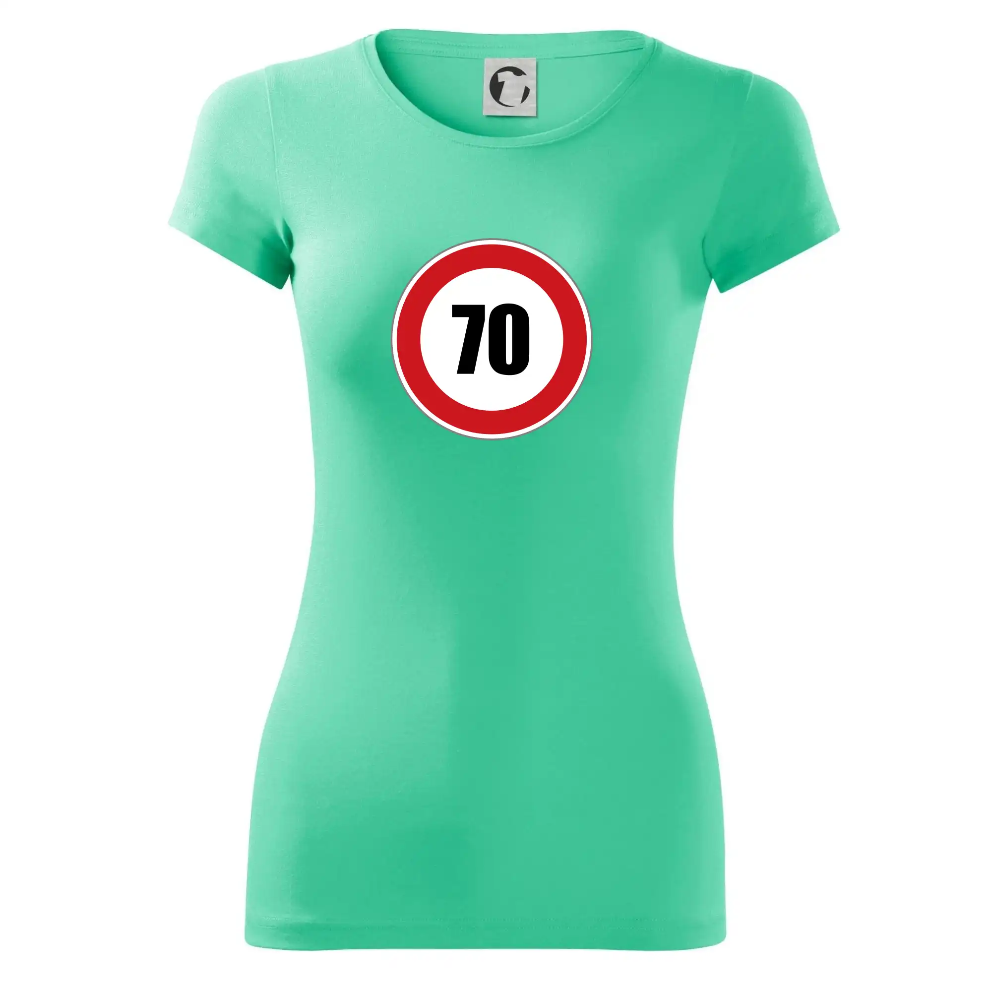 Dopravní značka - omezení rychlosti 70