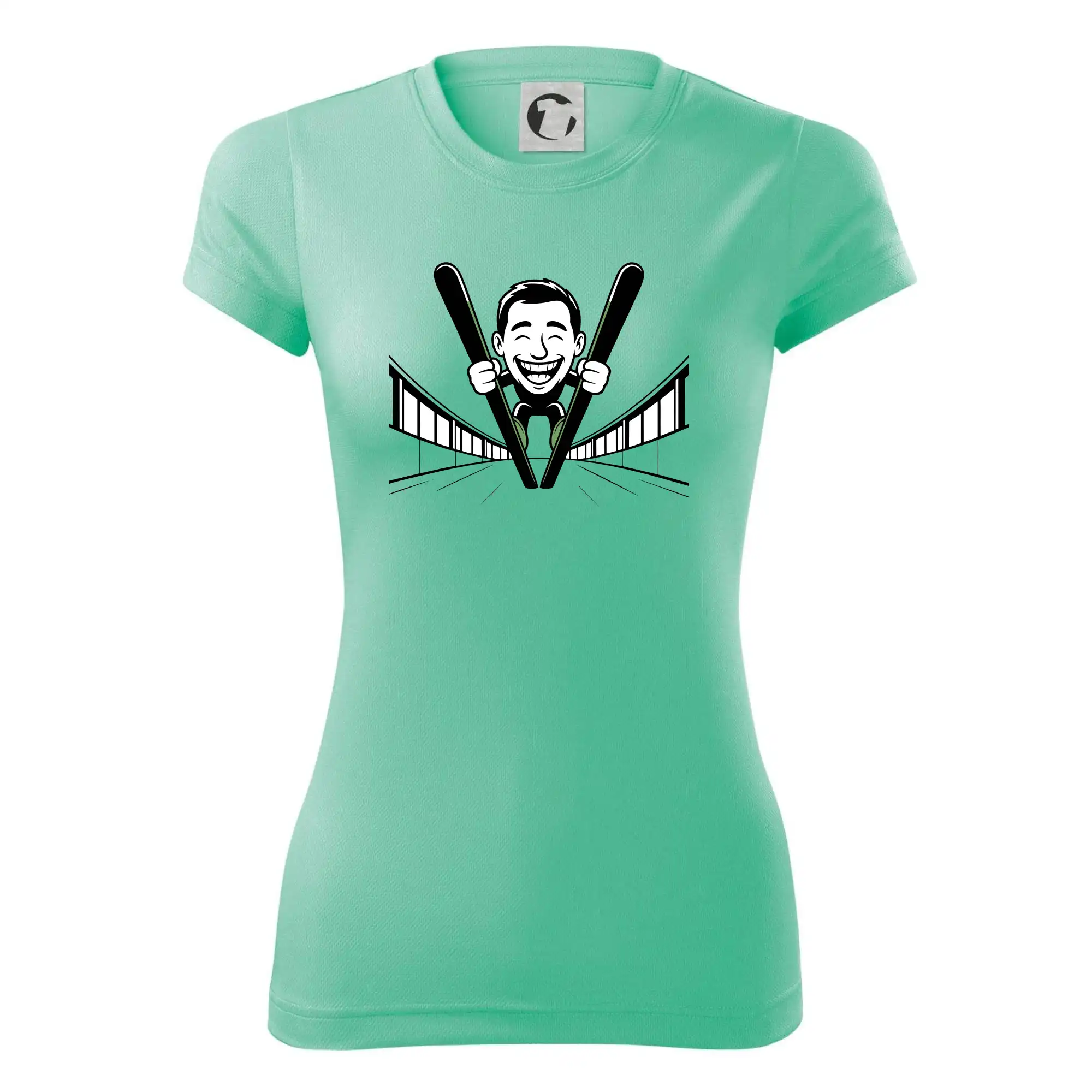 Vysmátý kreslený skokan