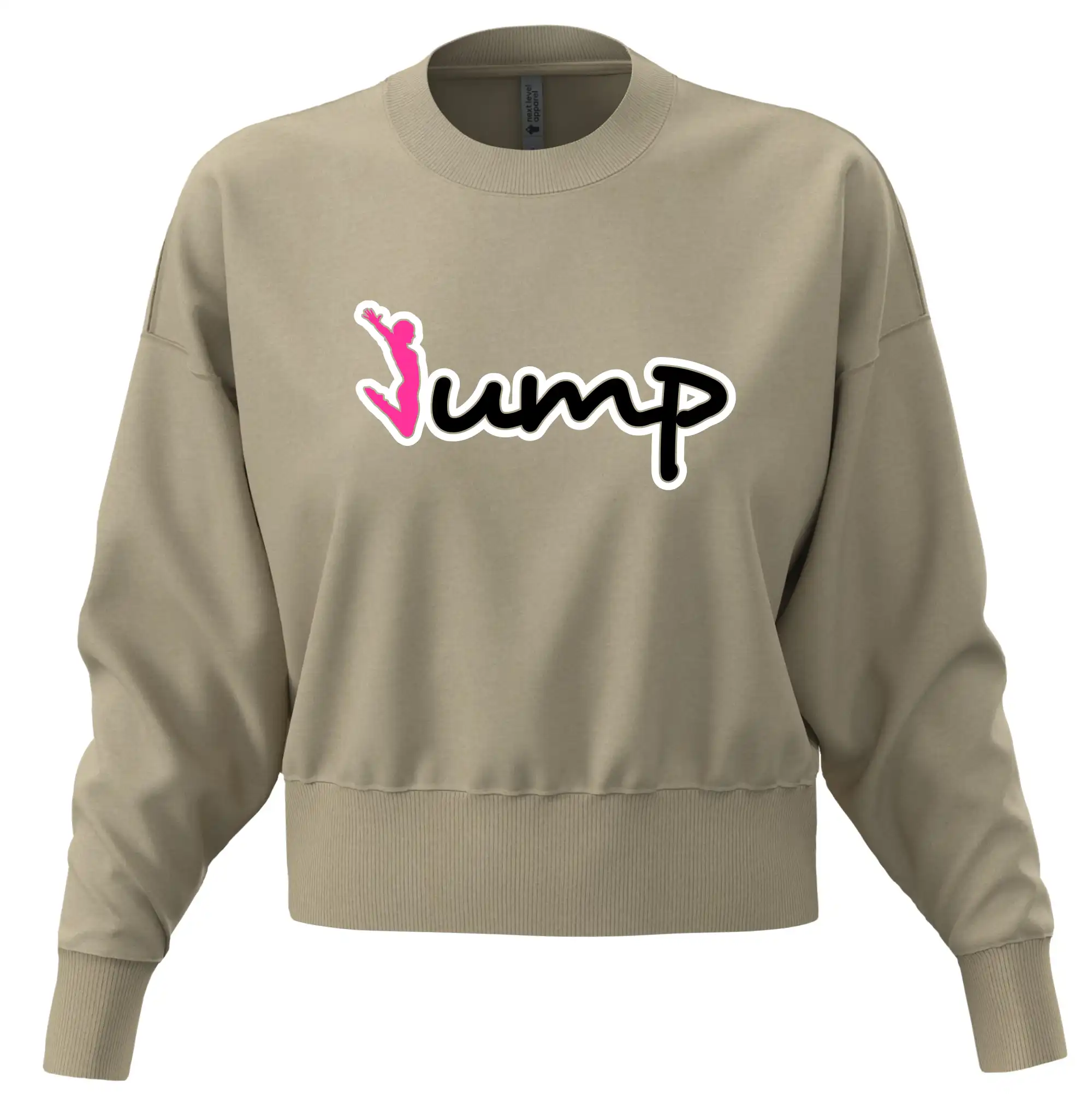 Jump - nápis a panáček