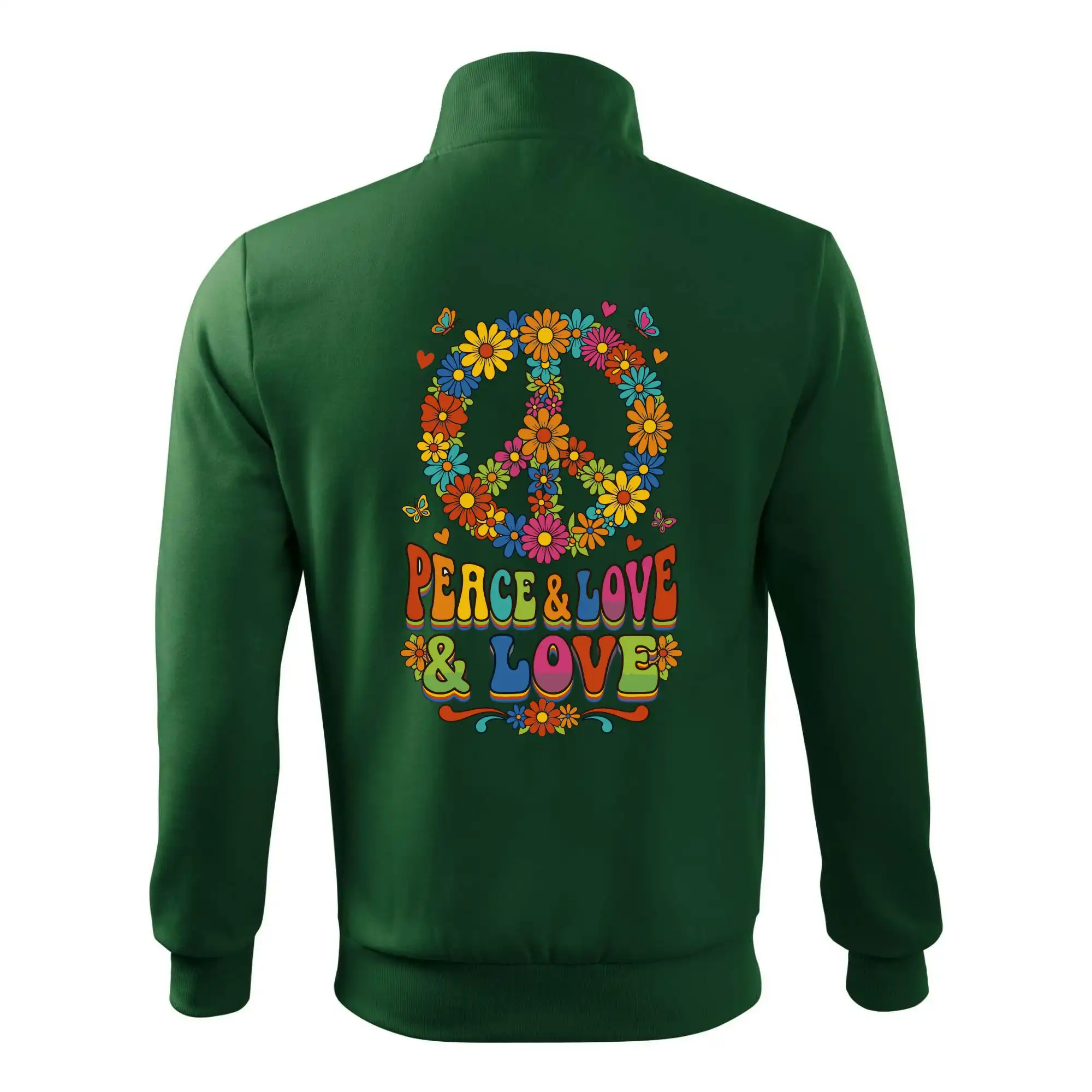 Peace and love - na výšku s květy
