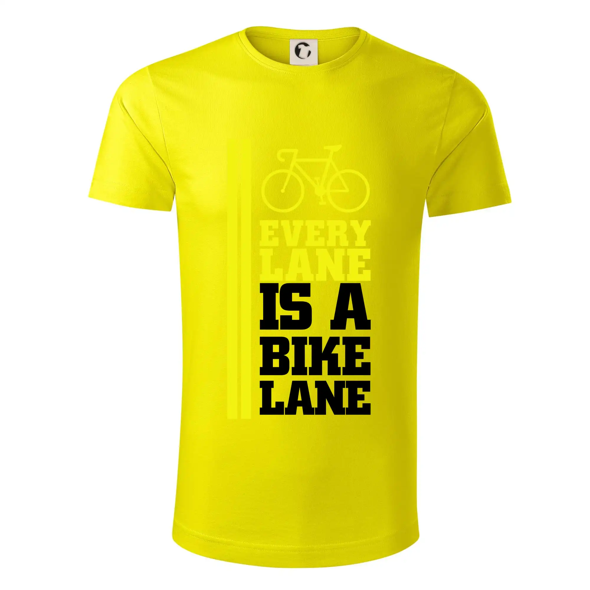 Tričko ako darček pre cyklistu - Every Lane Bike Lane - Tričko z organickej bavlny