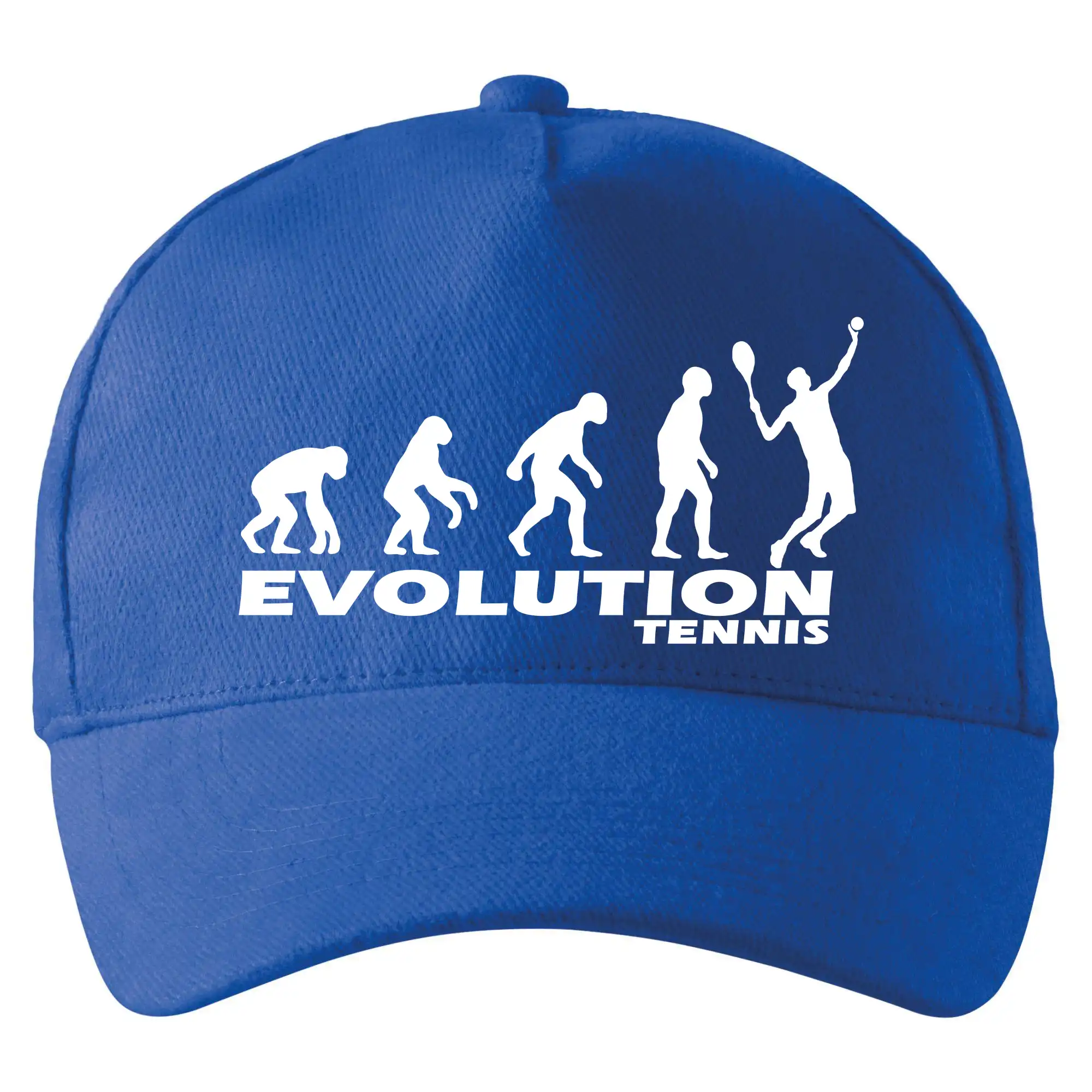 Tričká s potlačou evolúcia - Evolúcia tenis chlapec - Šiltovka so zahnutým šiltom a mosaznou sponou