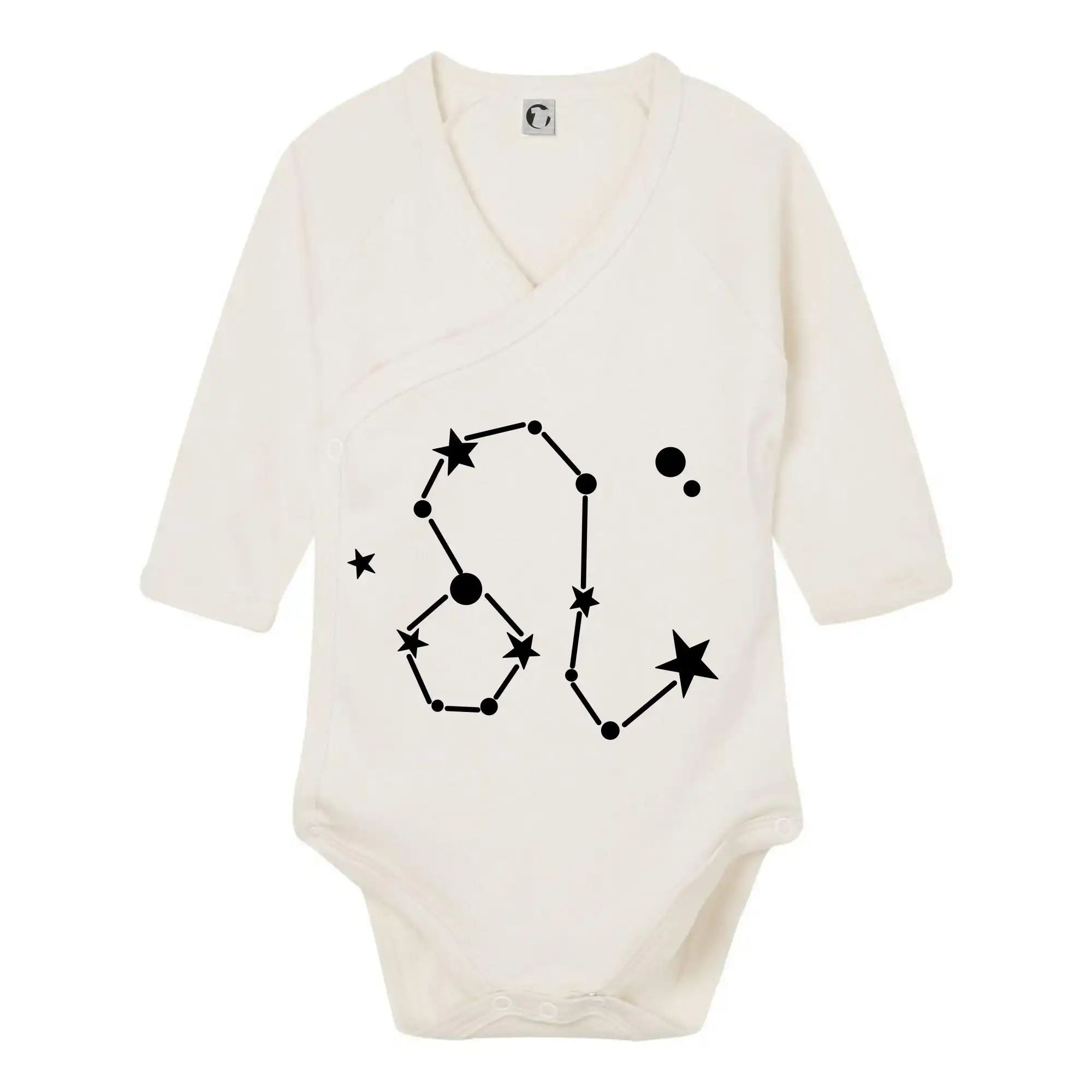 Tričká s levom - Súhvezdie - Leo - Lev - Body zavinovacie s dlhým rukávom