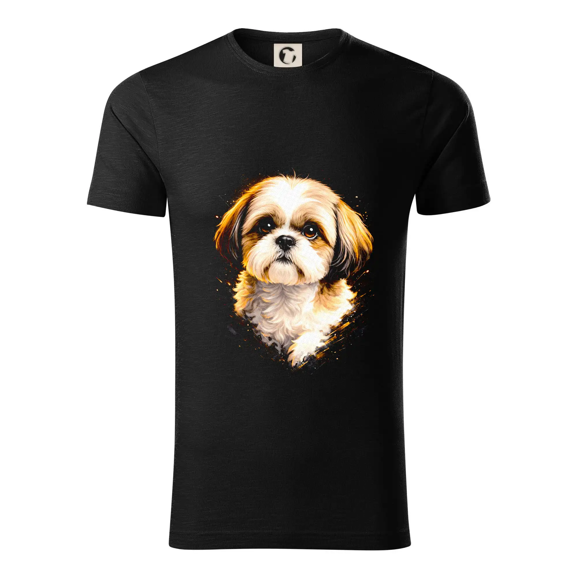 Ostatné psie plemená - Obrázok poltón Shih-tzu - Tričko z organickej bavlny