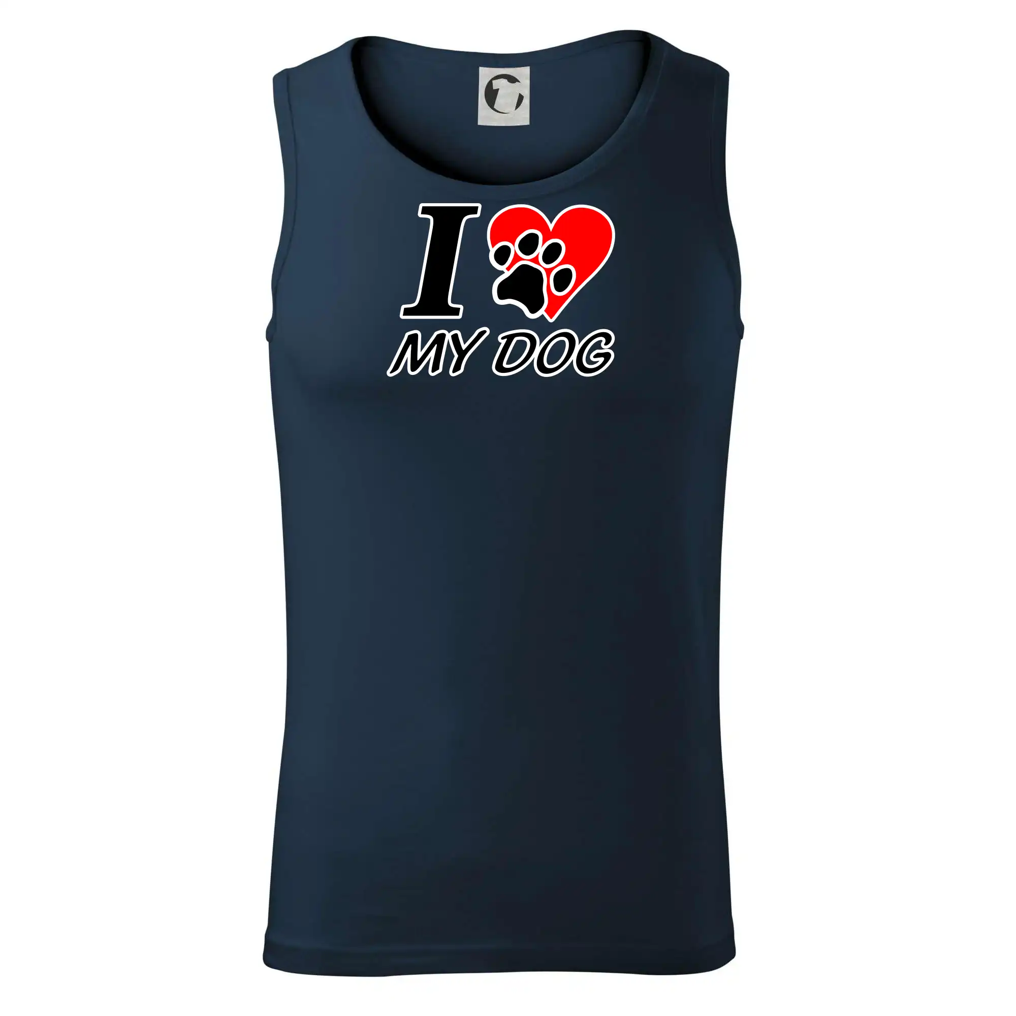 I love my dog - nápis