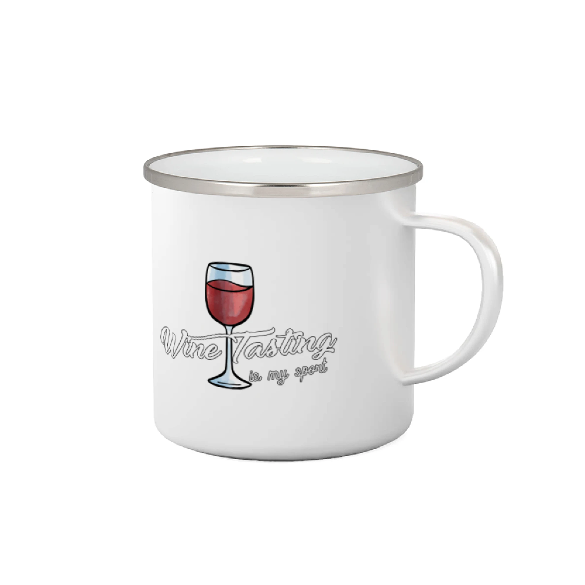 Vtipná tričká s tematikou vína - Wine tasting is my sport - Plecháčik