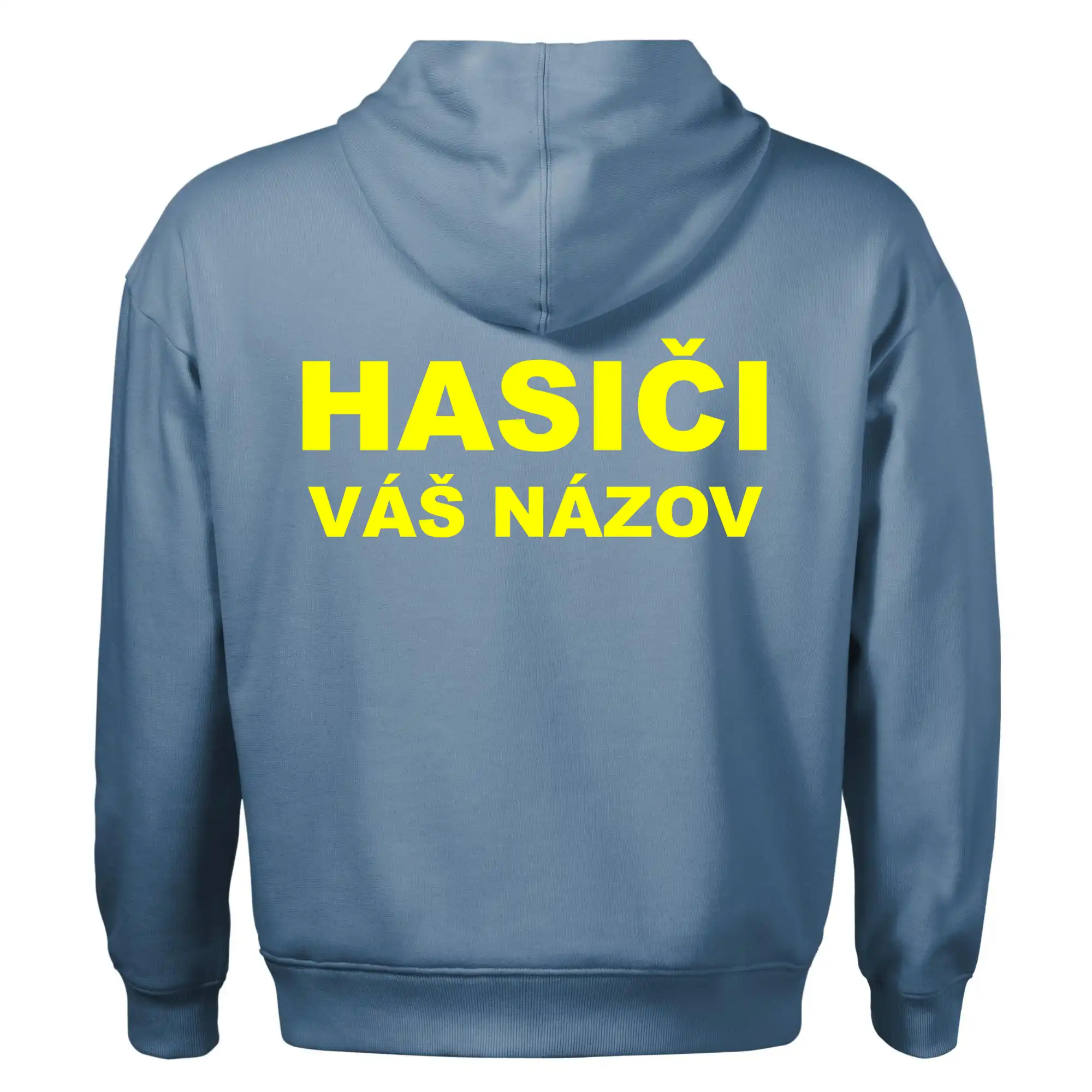 Hasiči - žltý nápis - váš názov zboru