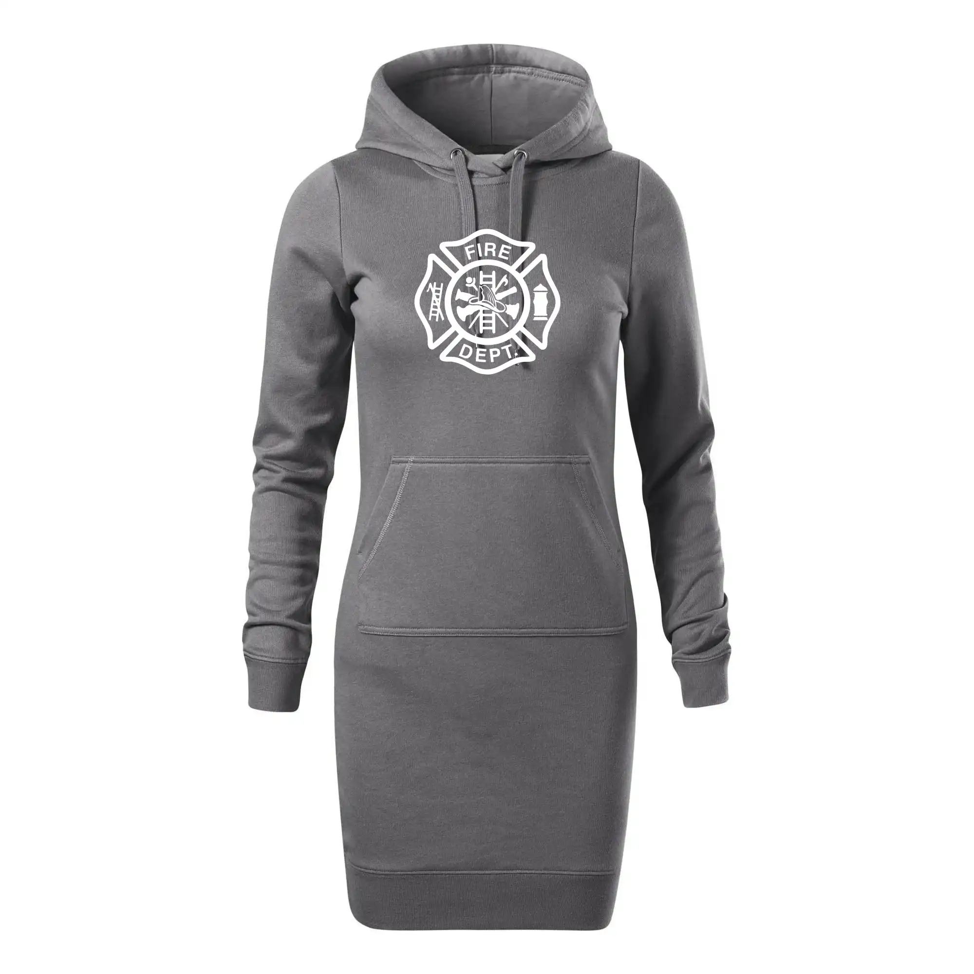 Originálne tričká pre hasičov - Fire dept. logo - Dámska mikina dlhá Snap
