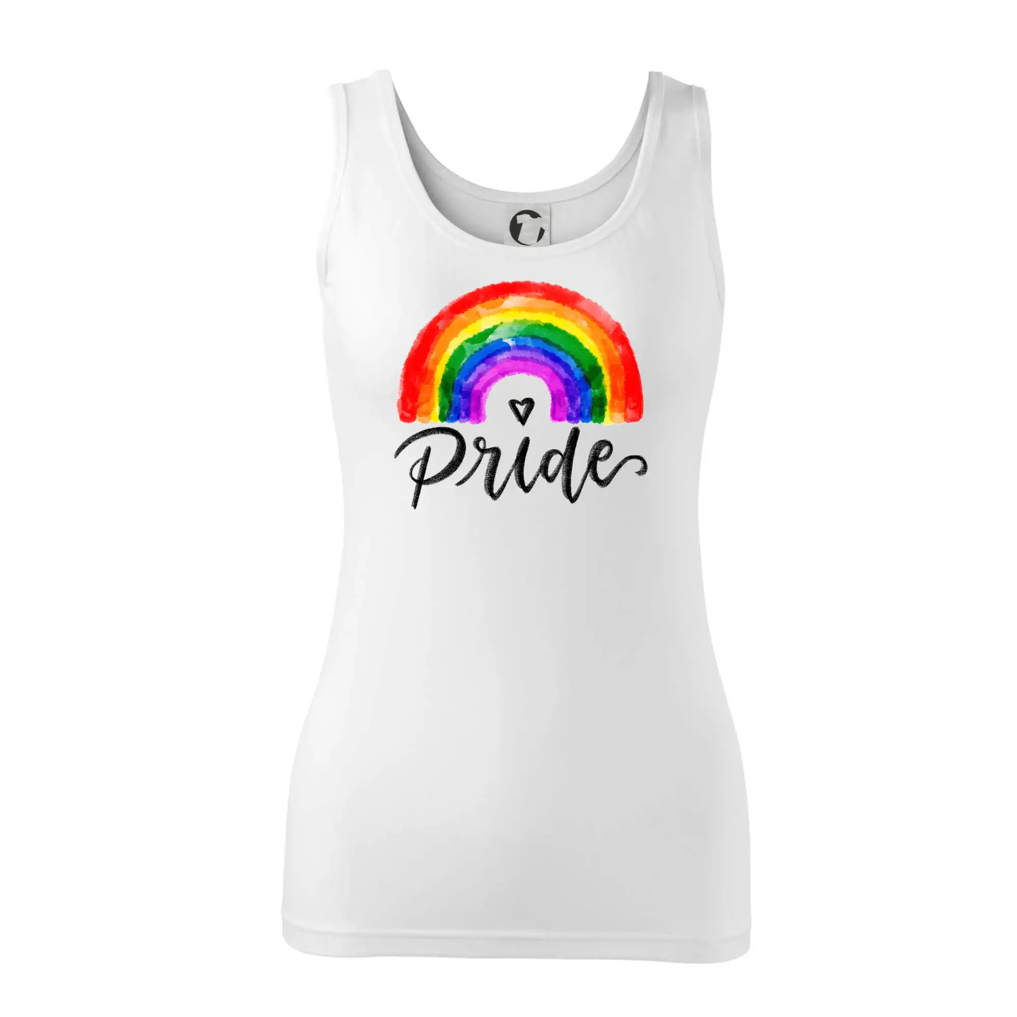 Tričká pre LGBT a Queer komunitu - Dúha pride kreslená - Dámske tielko