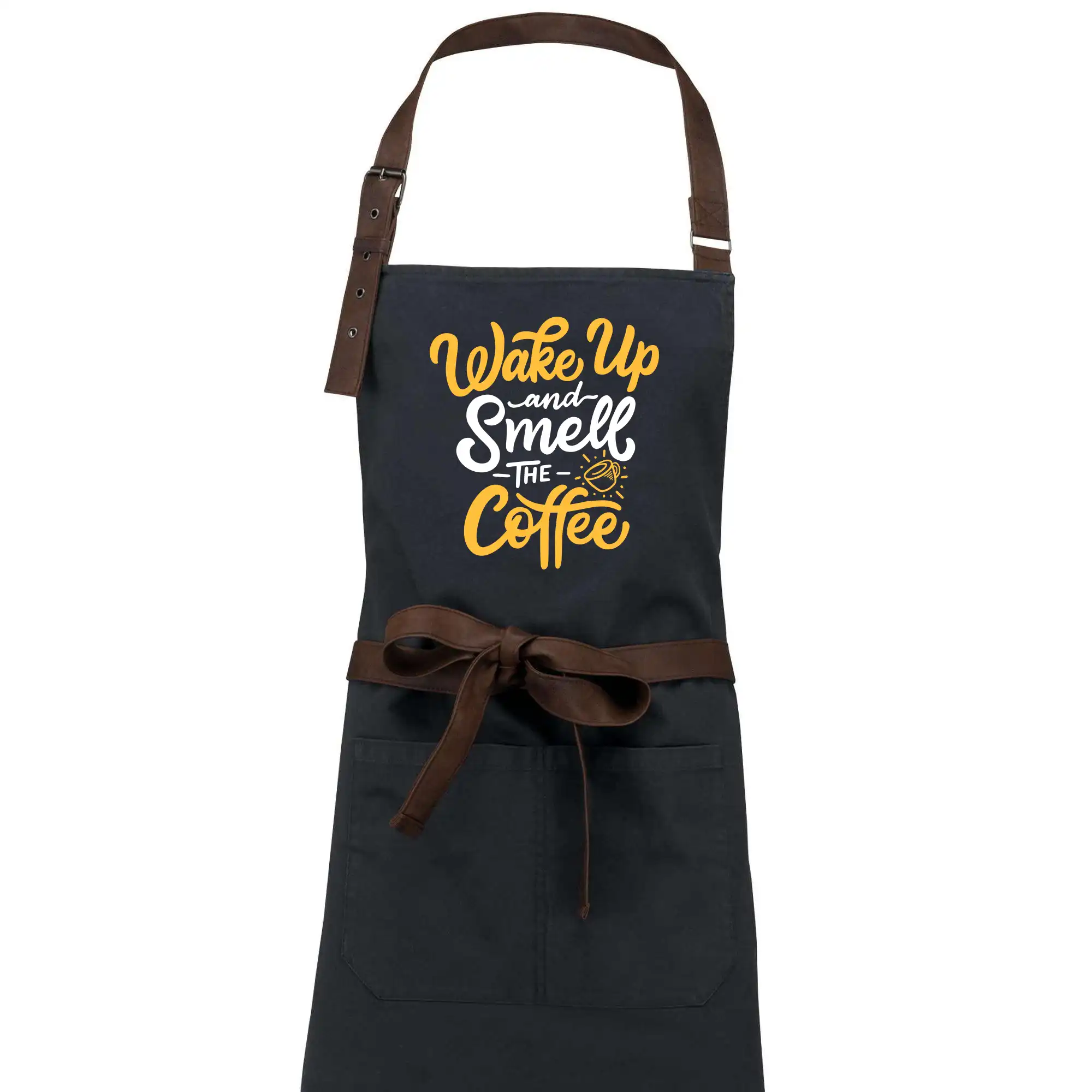 Motívy pre baristu a milovníkov kávy - Wake Up and Smell The Coffee - Zástera Vintage