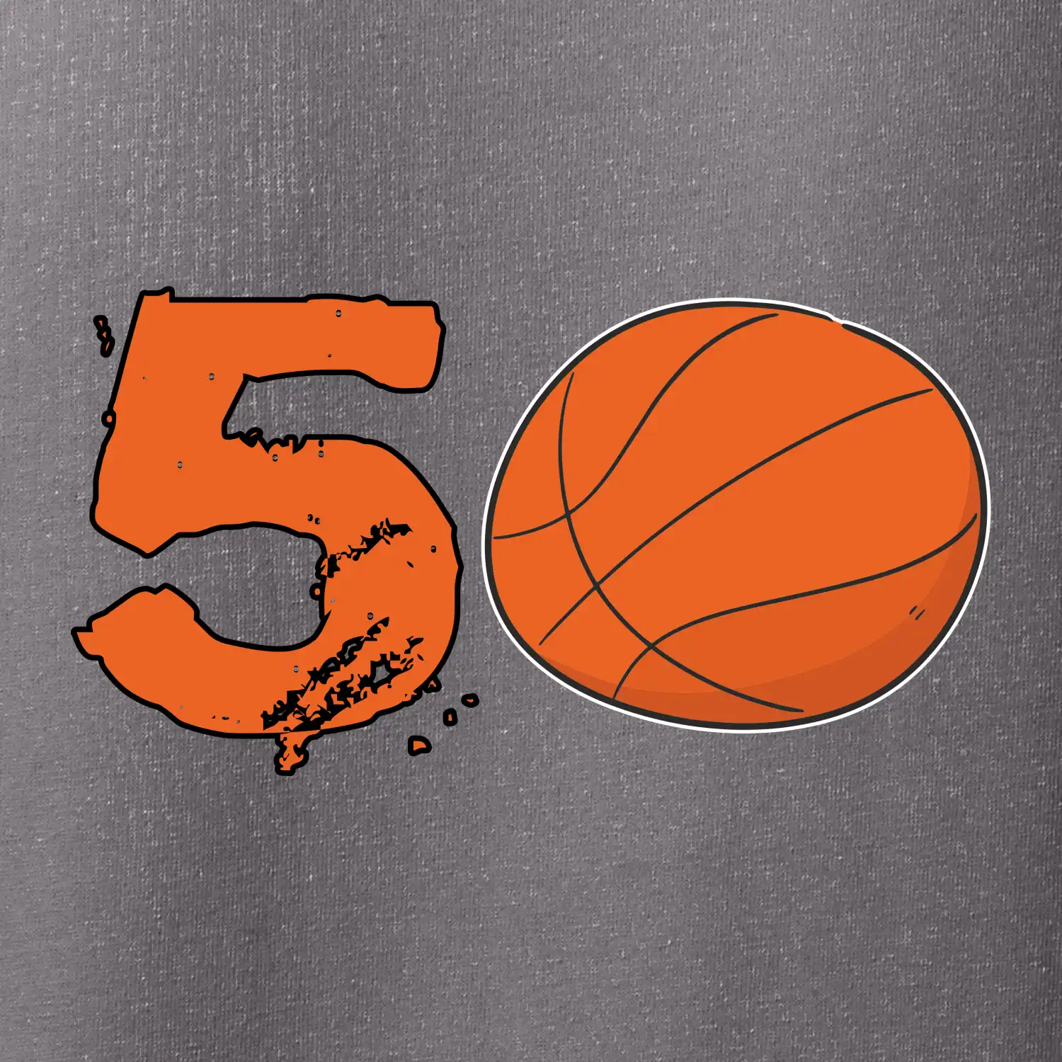 Basketball kulaté narozeniny 50