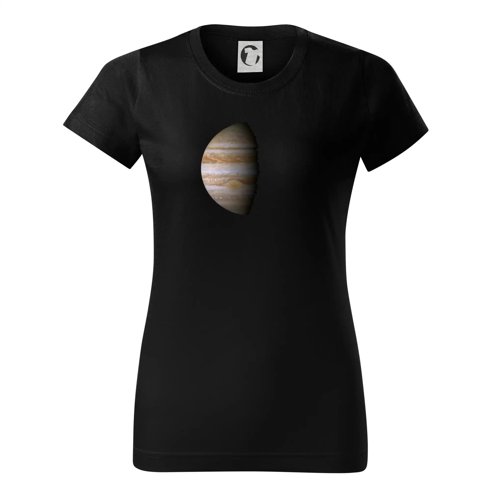 Vesmirne tričká - Fotky planét - Jupiter - Dámske tričko basic - ľahko voľnejšie a dlhšie