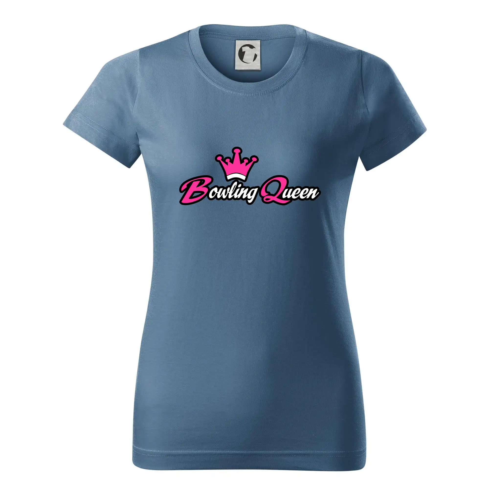 Tričká Bowling - Bowling queen - Dámske tričko basic - ľahko voľnejšie a dlhšie