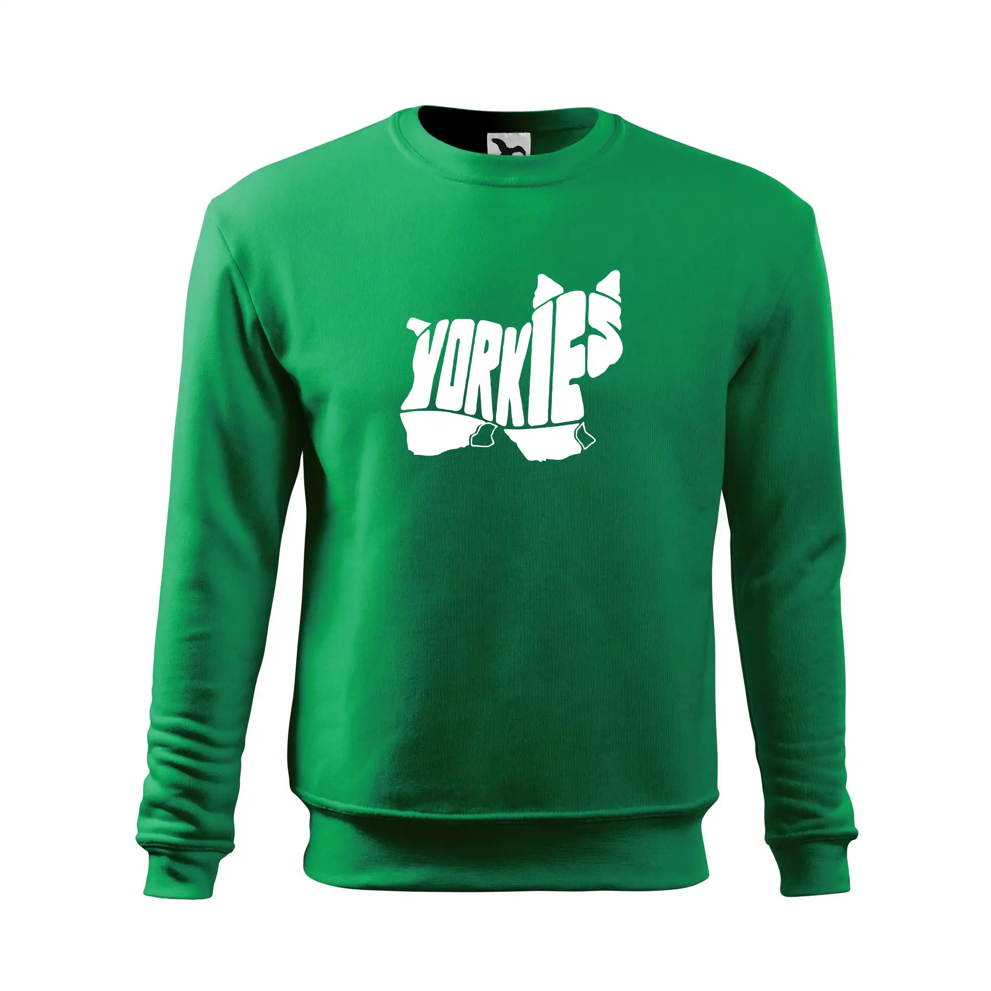 Yorkshirsky terier na tričku - Yorkšírský teriér - Yorkie - Nápis v tele - Mikina Essential detská