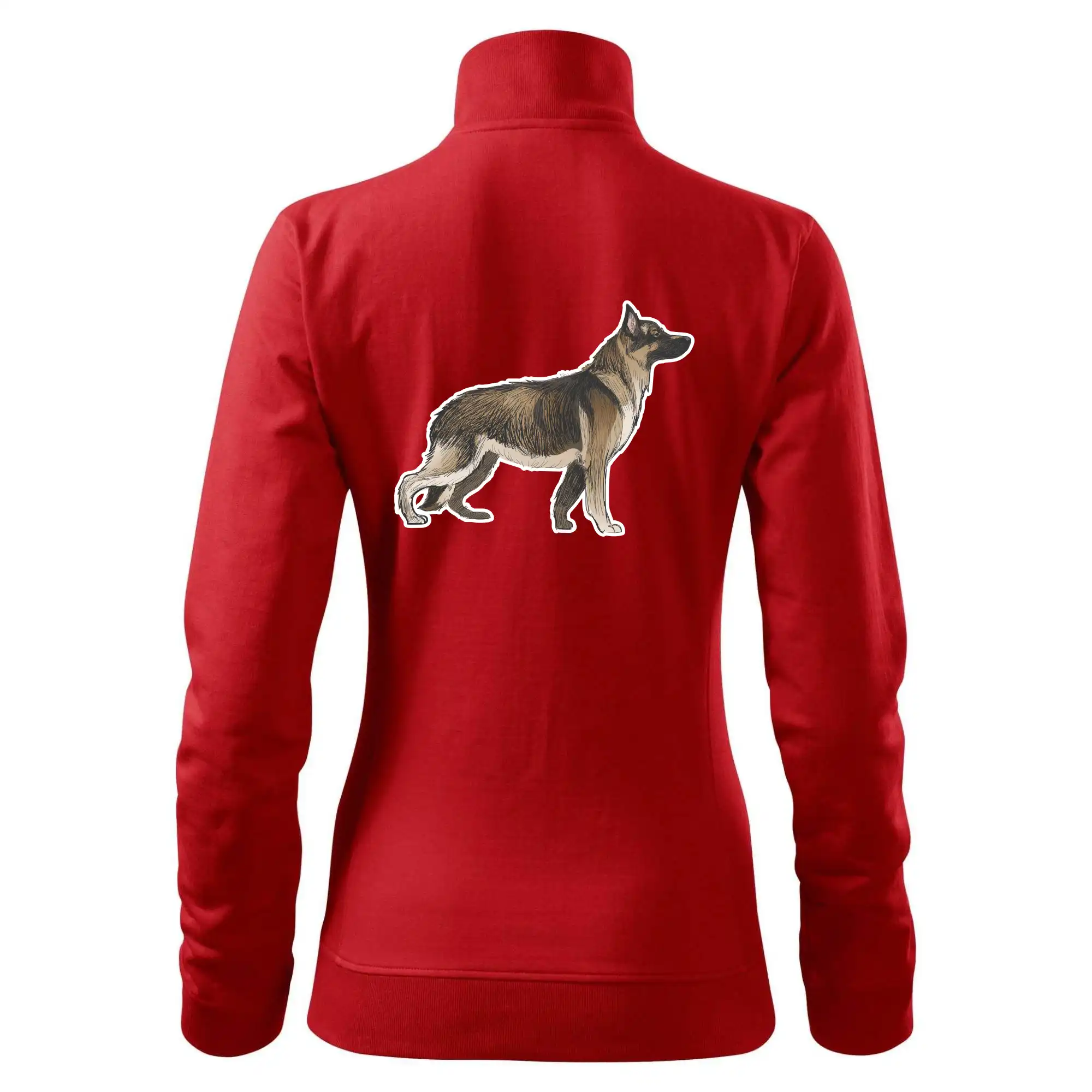 Německý ovčák - hnědý kreslený