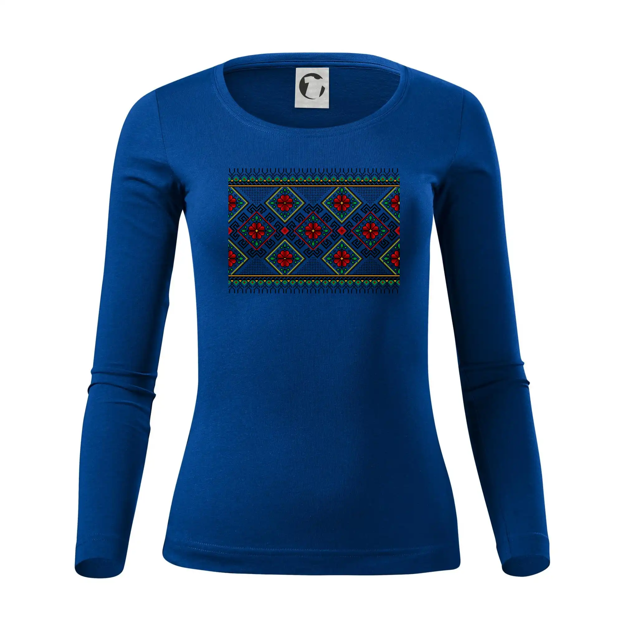 Ukrajinský vzor - Červeno Zelený