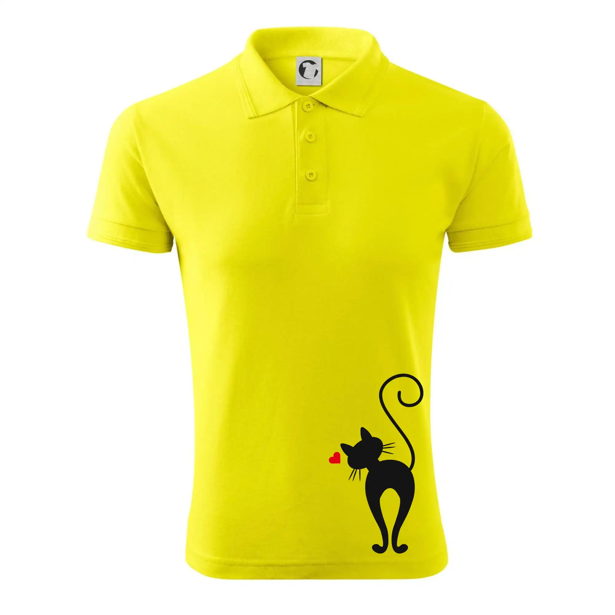 Zamilovaná kočka zezadu