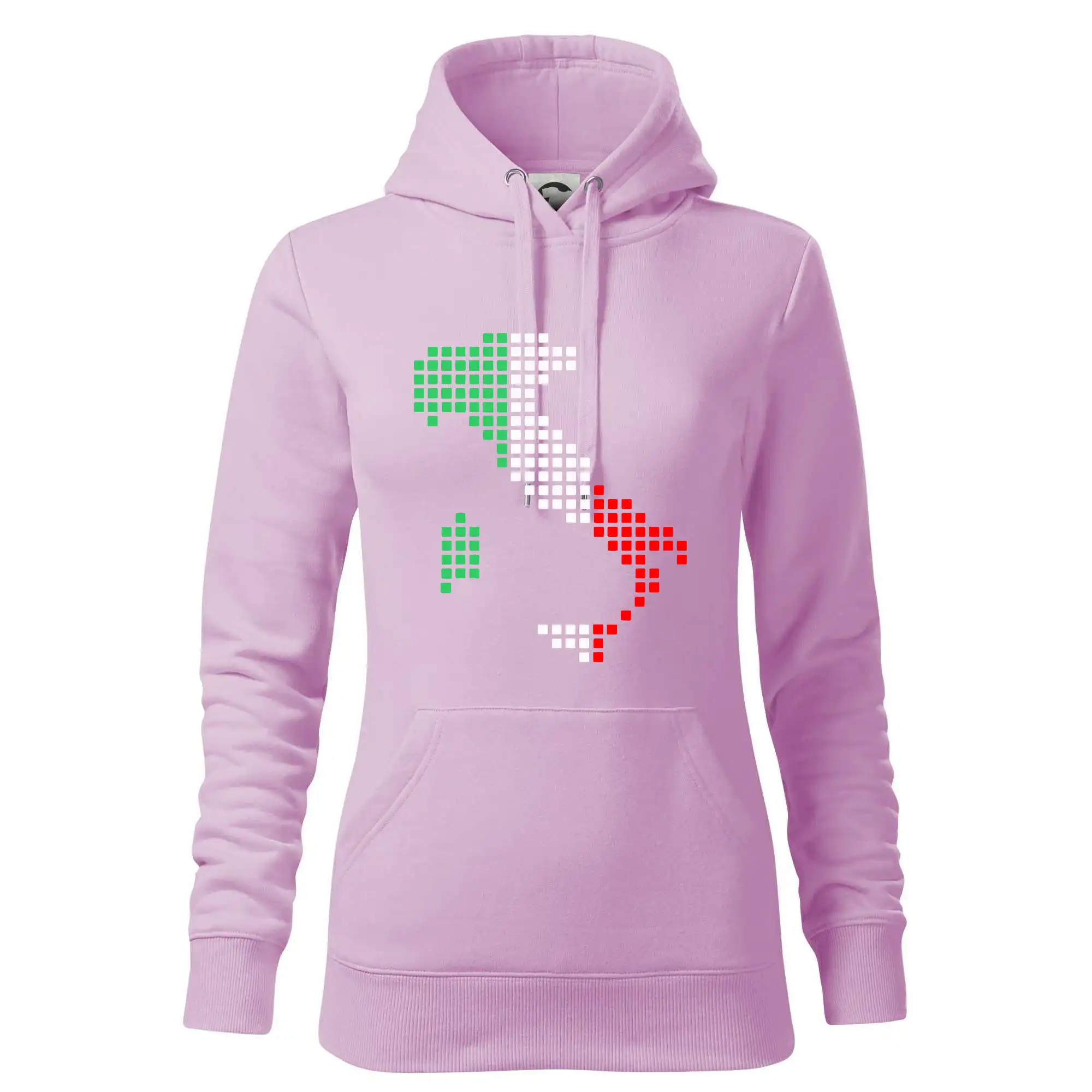 Itálie obrys vlajka