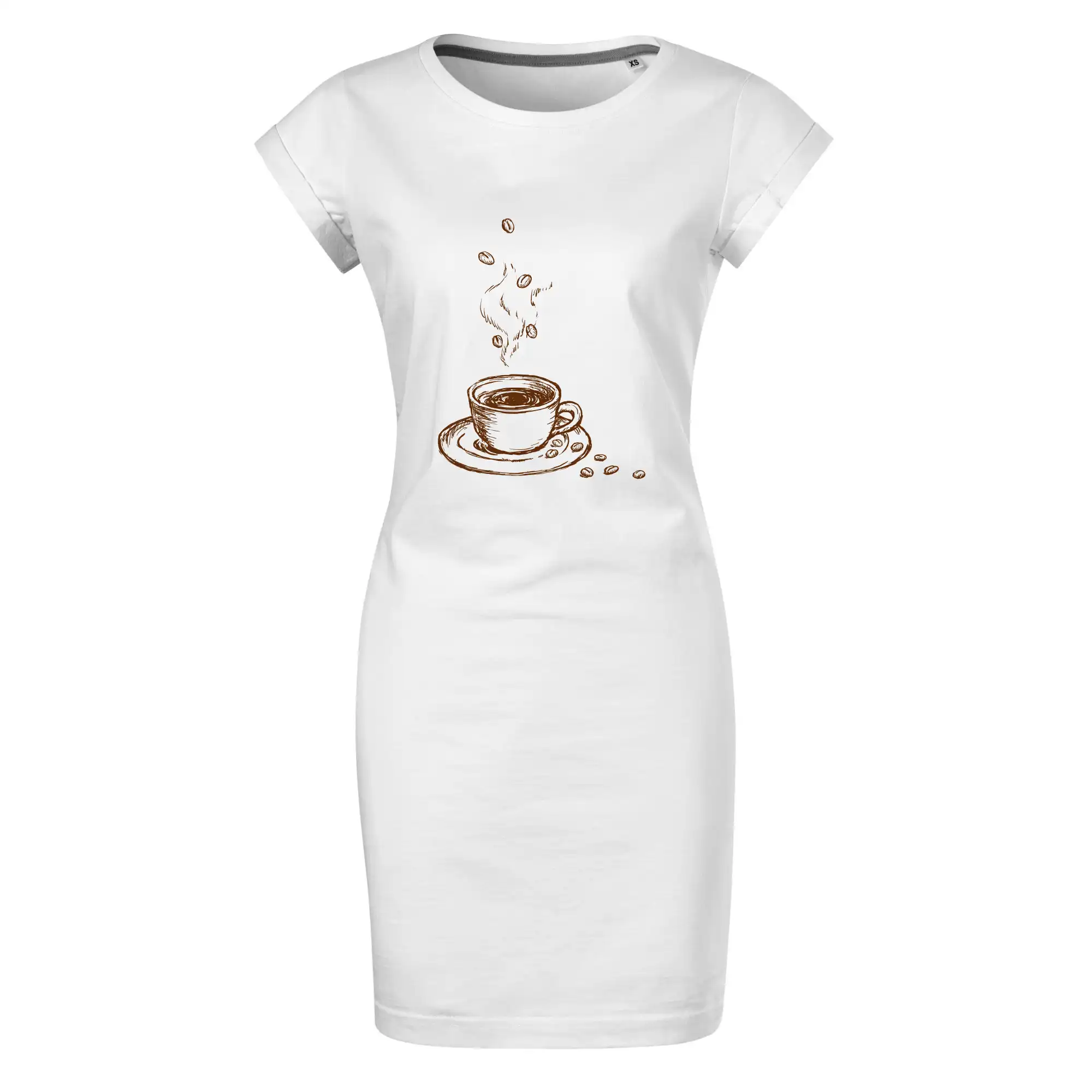 Hrnek plný čerstvé kávy