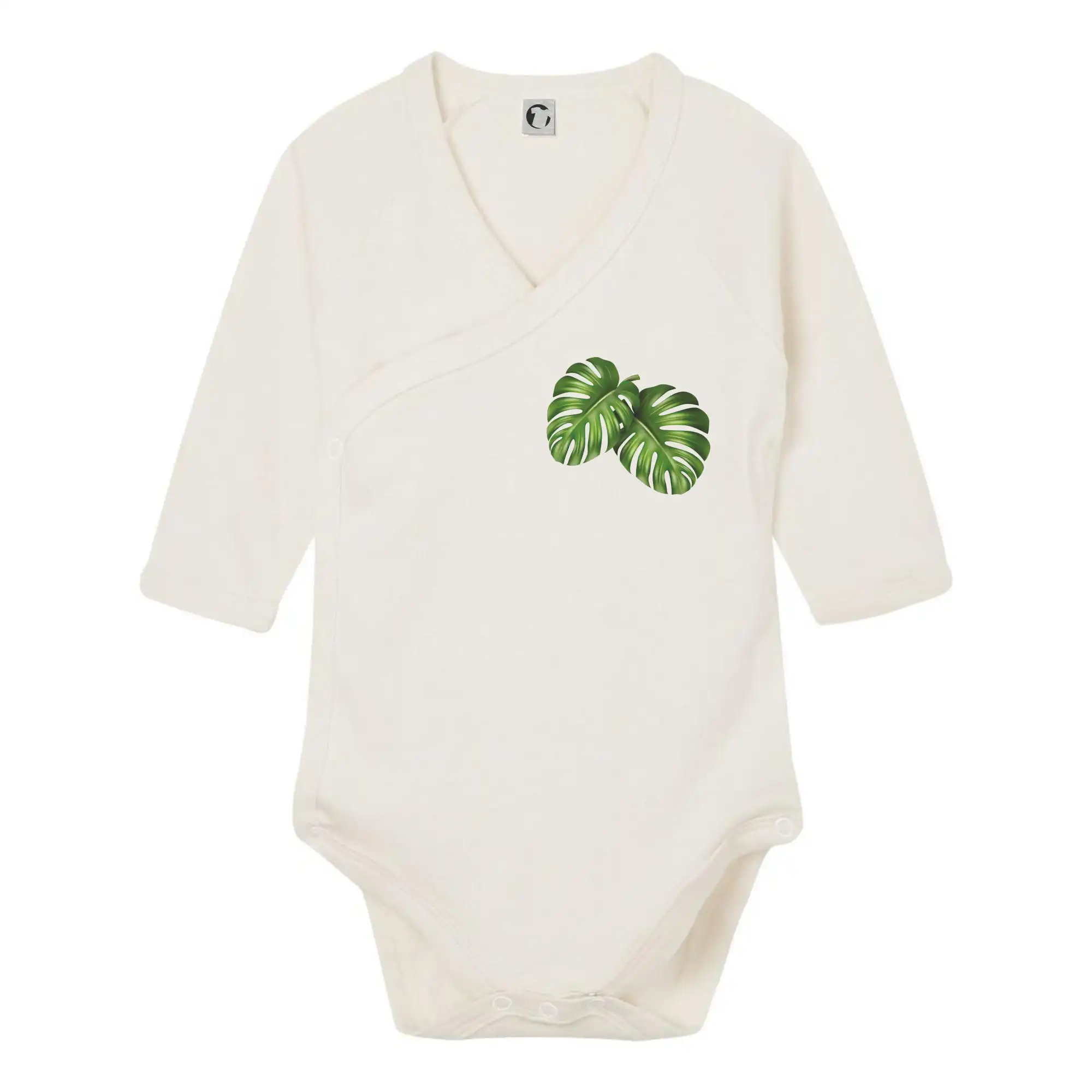Monstera listy na prsu