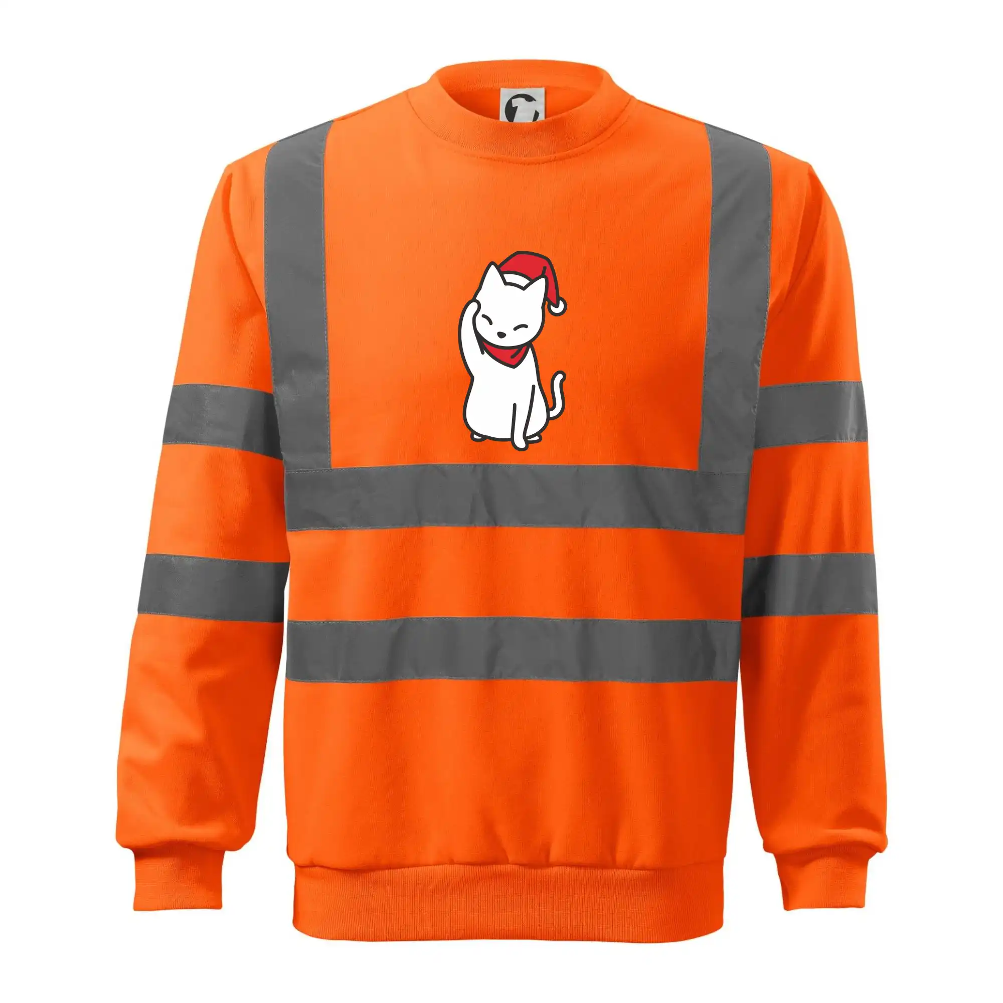 Vánoční kočka mávající