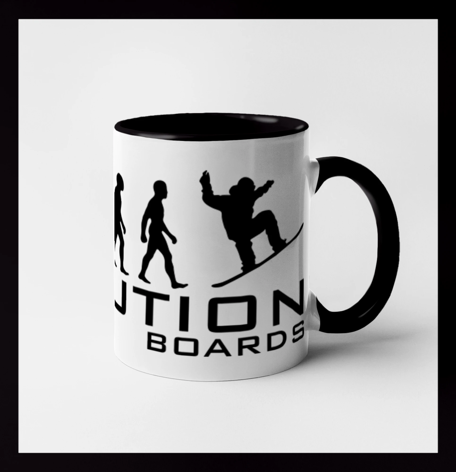 Tričká s potlačou evolúcia - Evolúcia Boards - Hrnček 