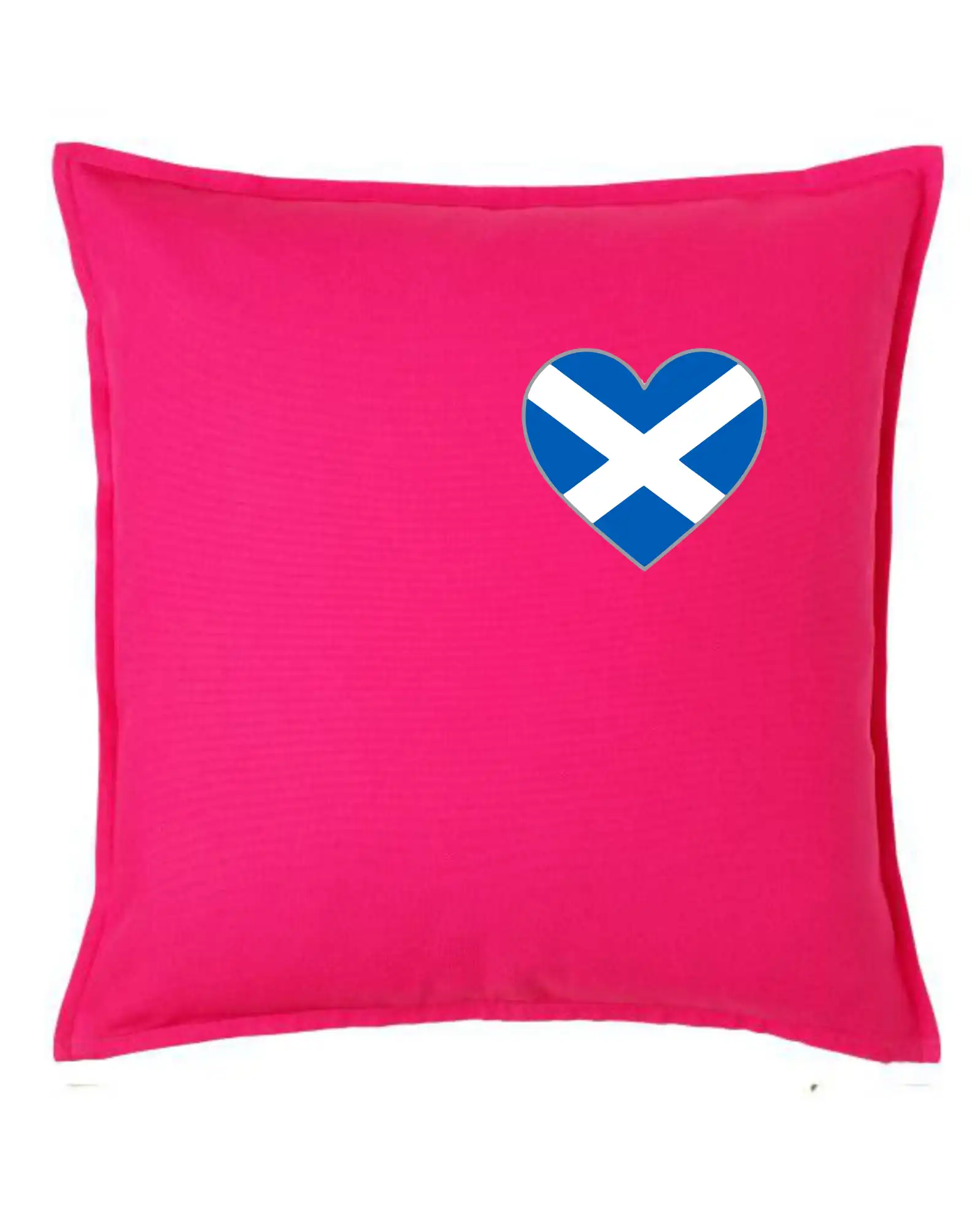 Motívy štátnych vlajok - Škótske srdce na prsník - Vankúš 50x50