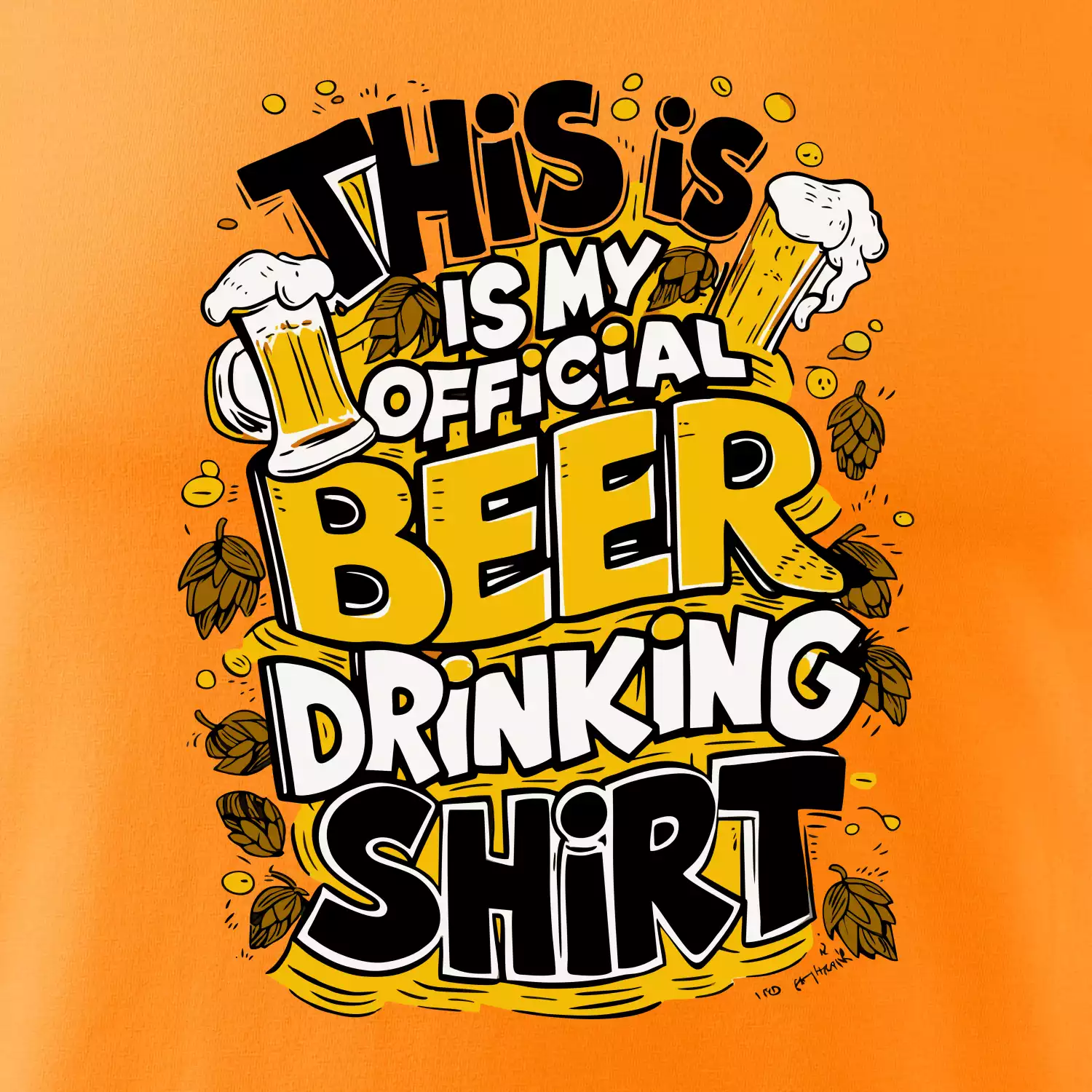 This Is My Official Drinking Shirt - chmel