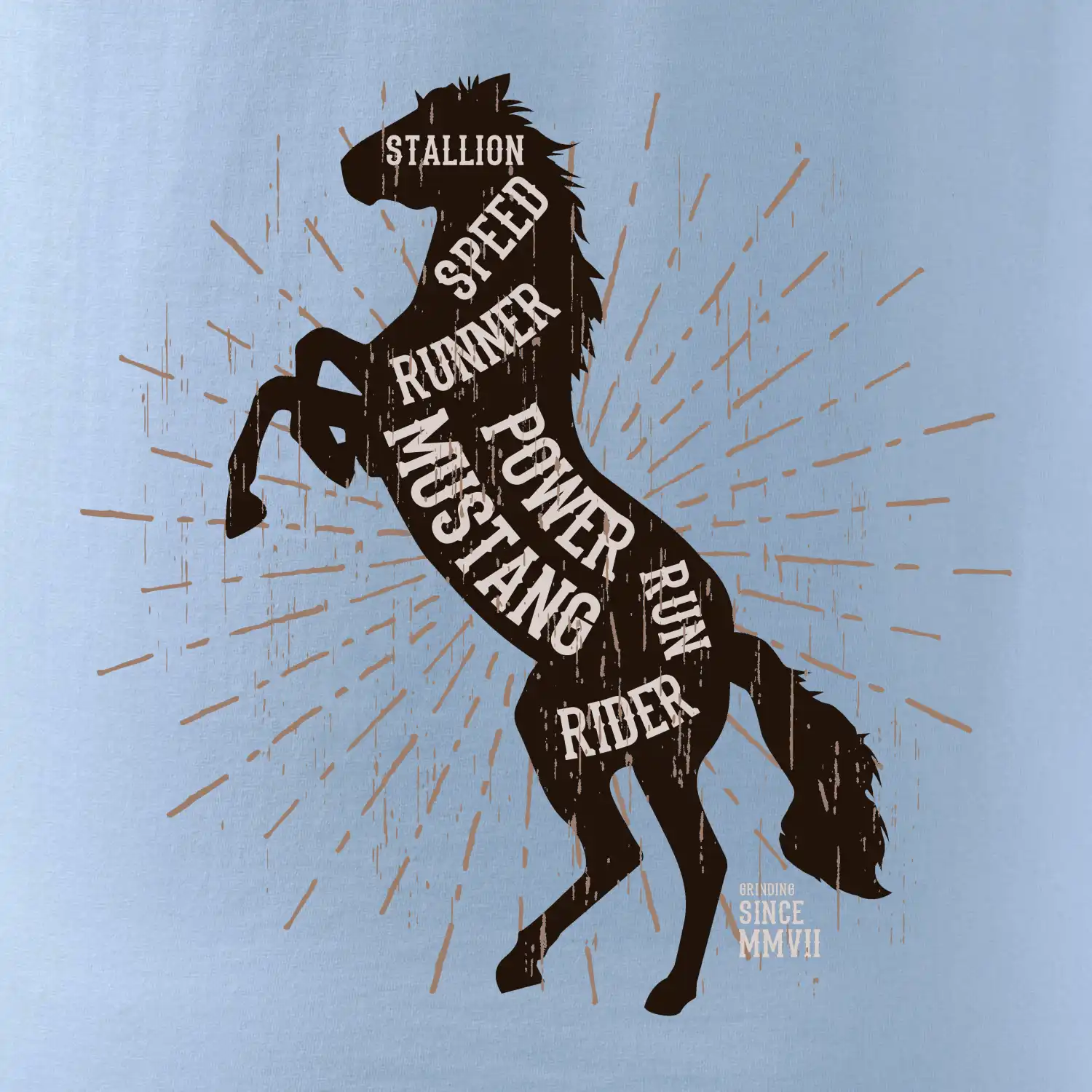 Horse mustang