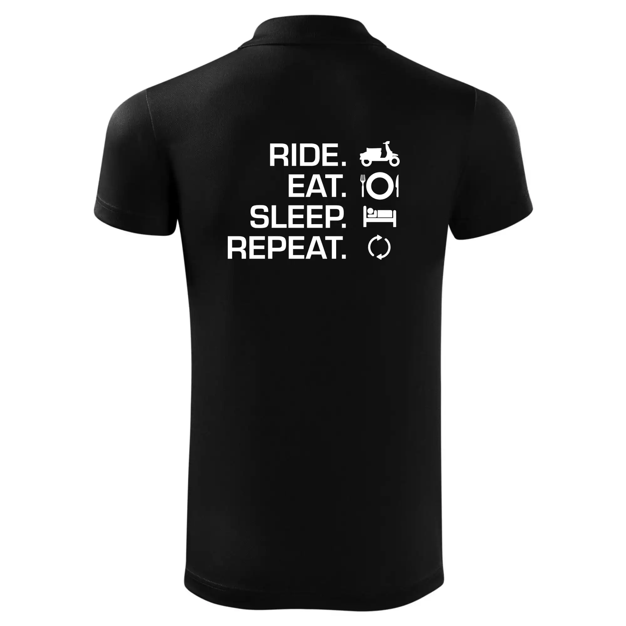 Ride Eat Sleep Repeat moto skútr
