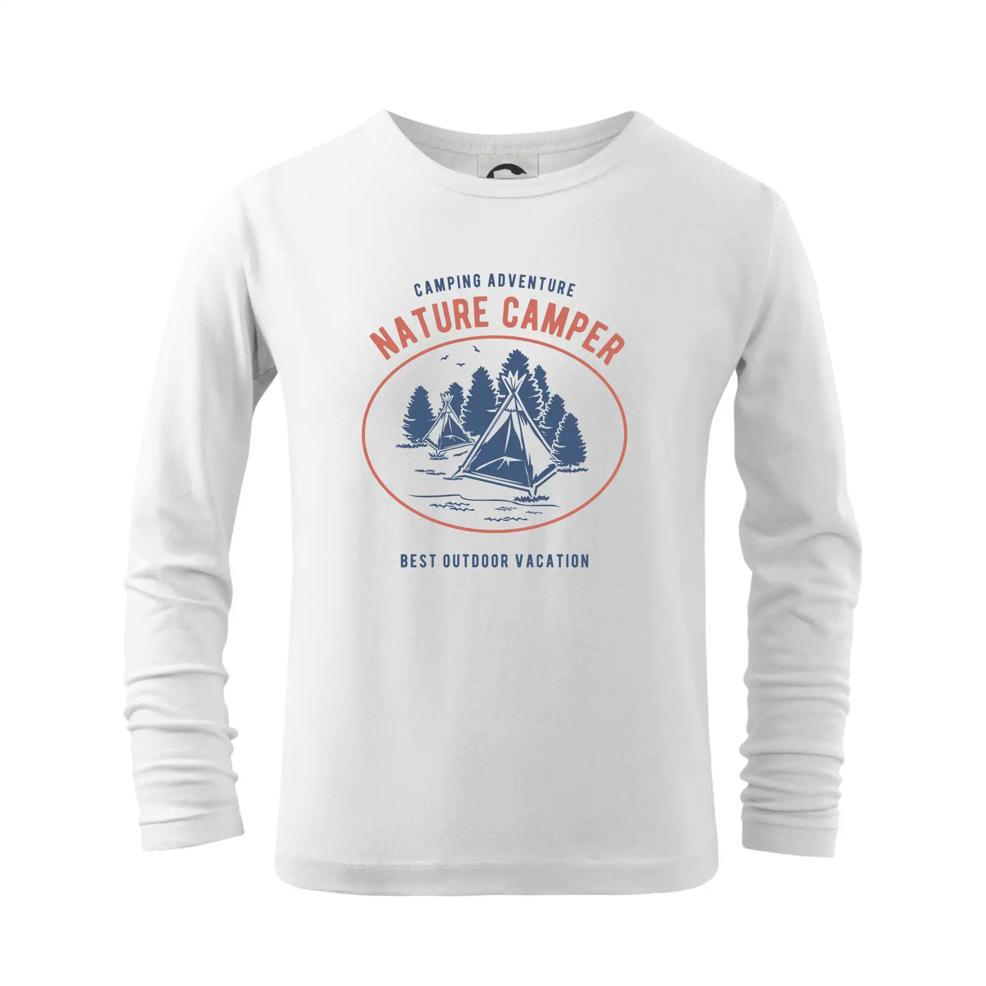 Trička na kempovanie - Nature Camper - Tričko detské Long Sleeve