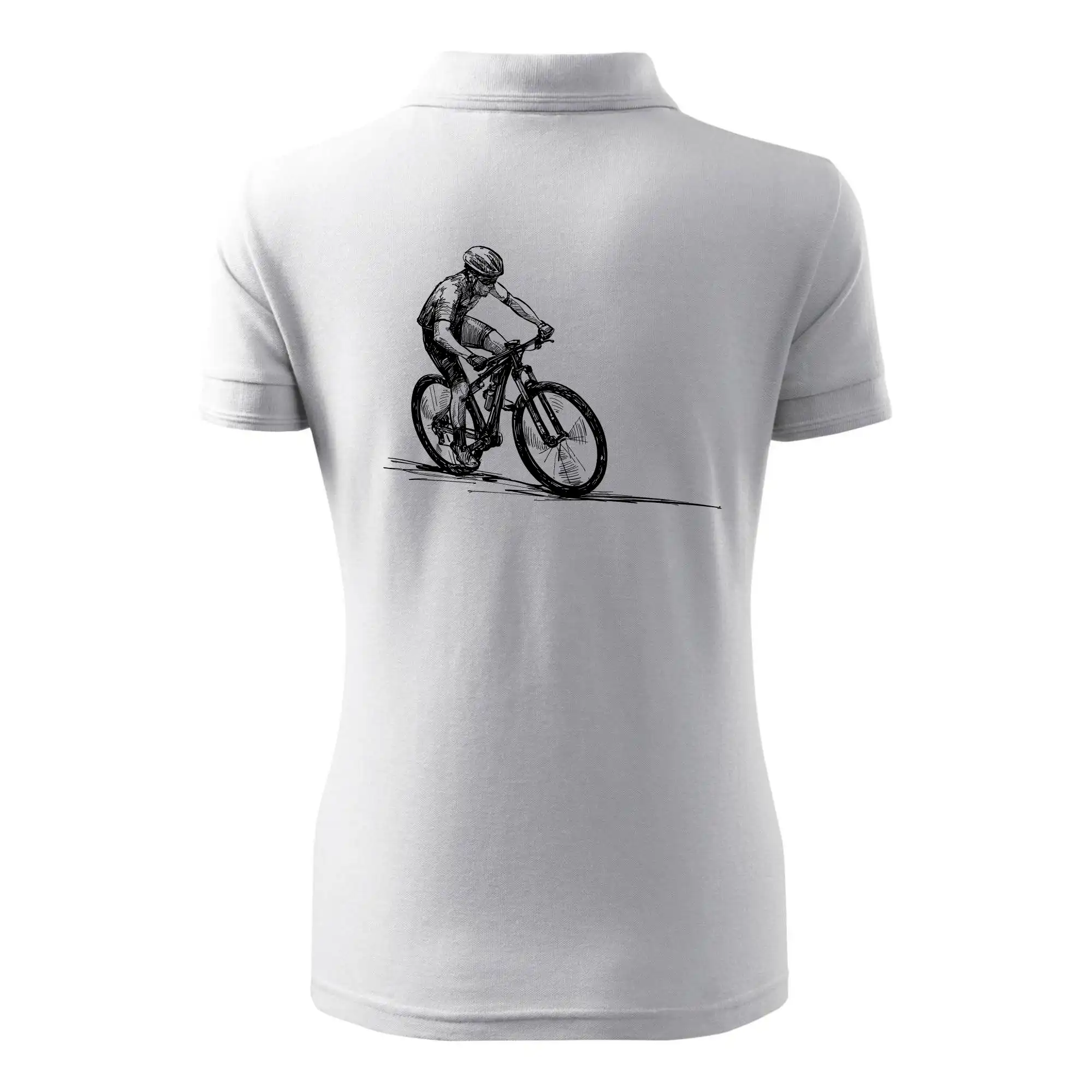 MTB kreslený cyklista