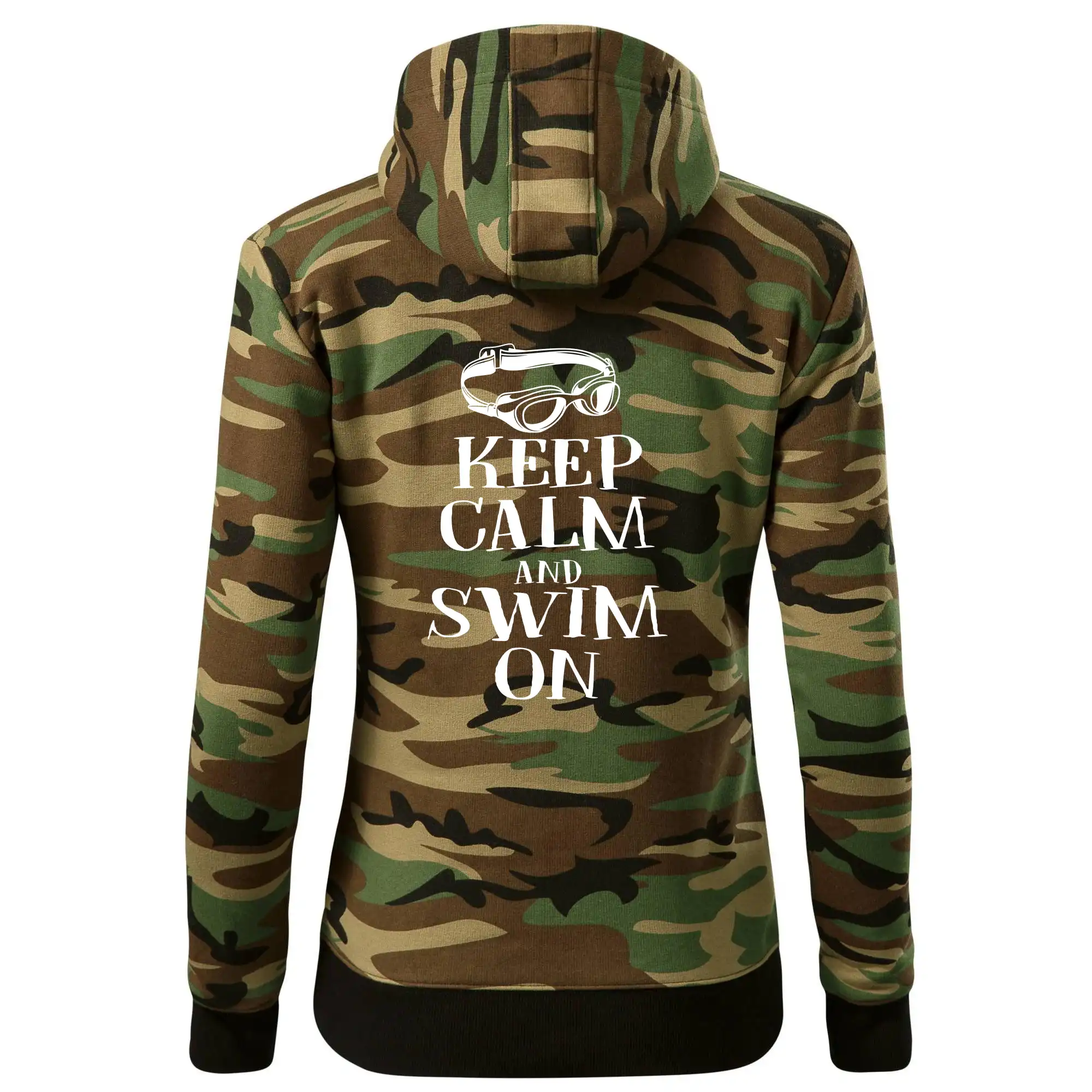 Keep calm and swim on