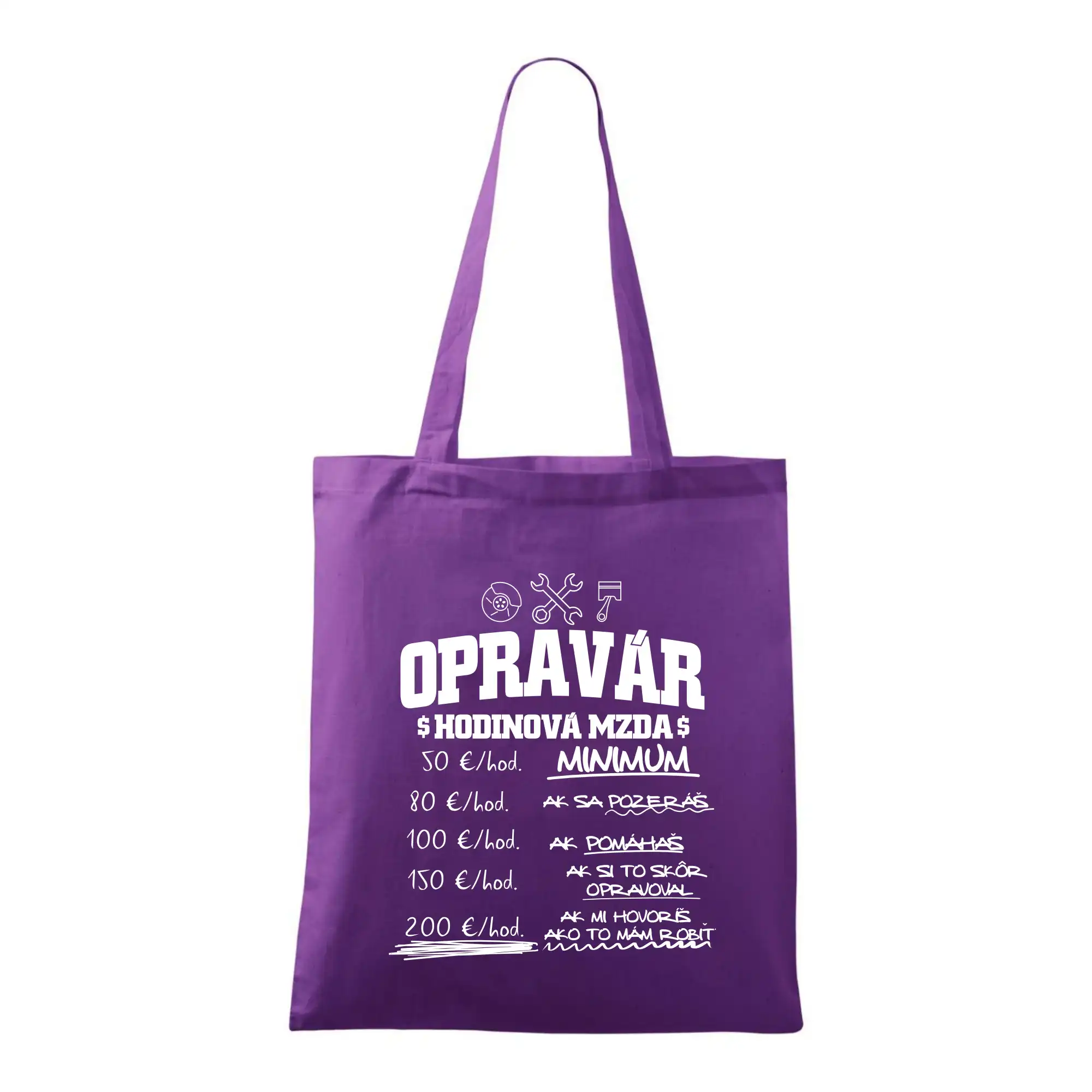 Hodinová mzda - opravár